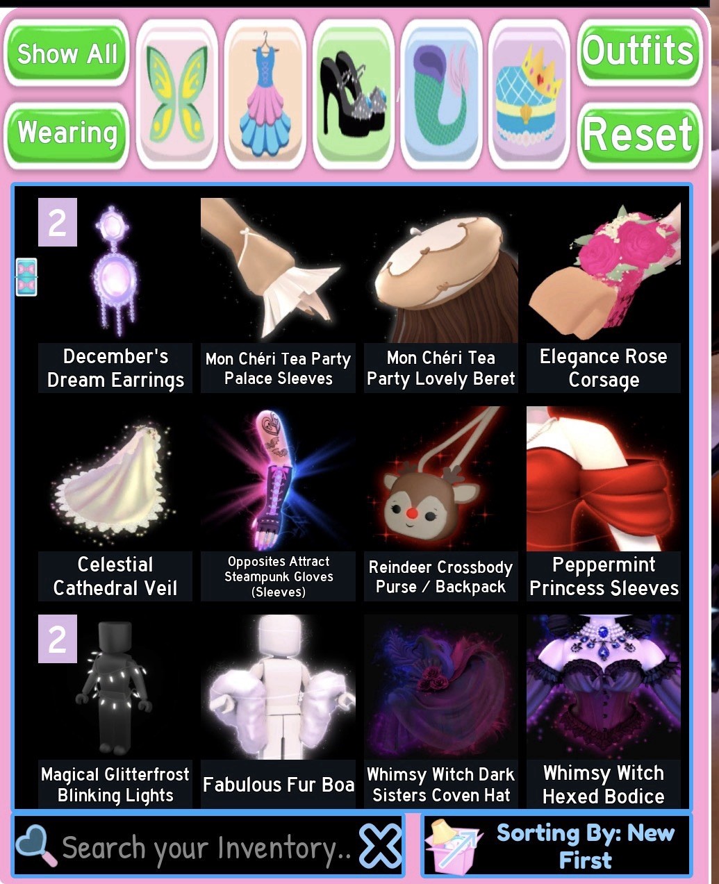 Royale High Roblox Inventory (Sets, Accessories, Skirts, Shoes, and More!)