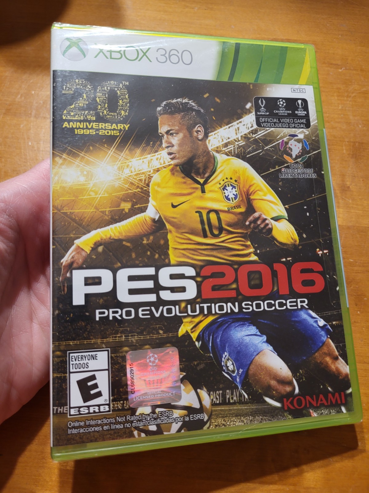 Microsoft Xbox 360 PES Pro Evolution Soccer 2016 20th Anniversary READ