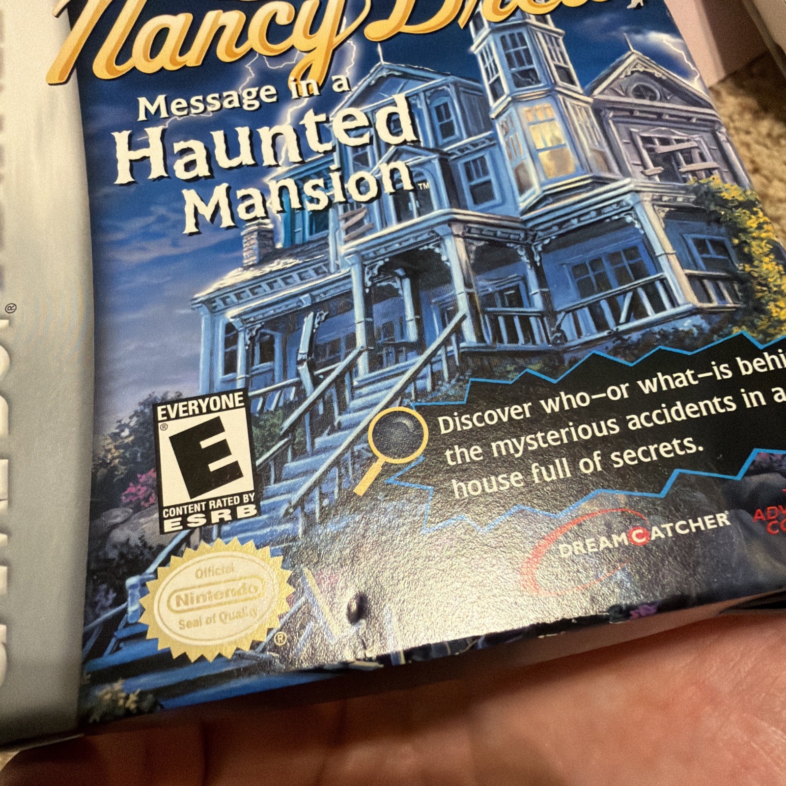 Nancy Drew: Message in a Haunted Mansion (Nintendo Game Boy Advance, 2001)