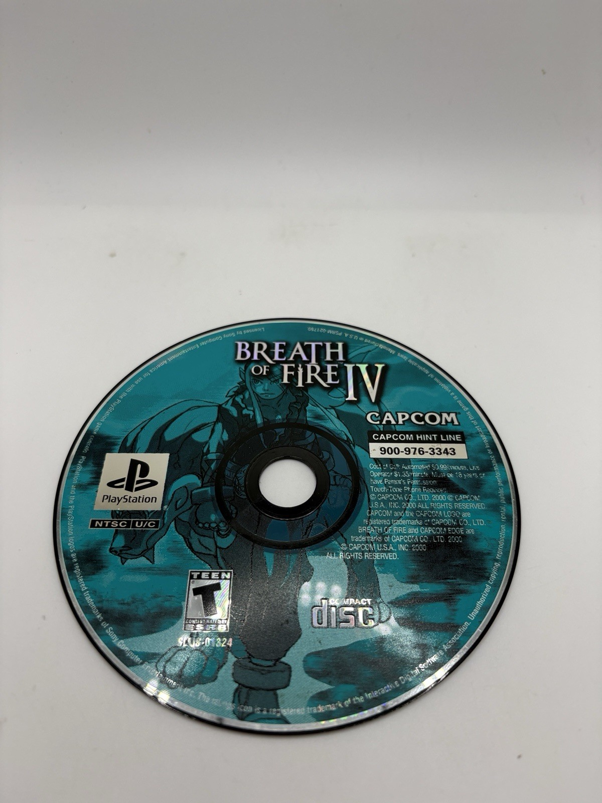 Breath of Fire IV PS1 Sony PlayStation Disc Only Tested