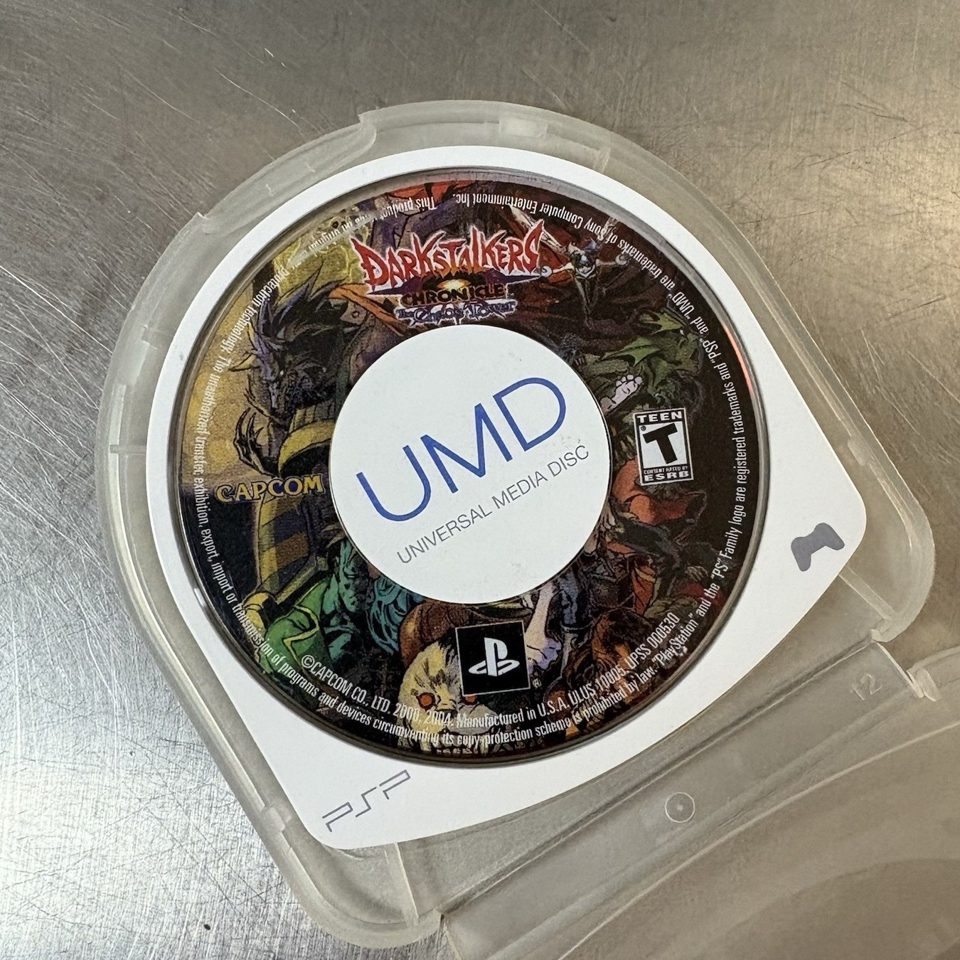 Capcom Darkstalkers Chronicle: The Chaos Tower PSP UMD Manual NTSC-U/C T 2004