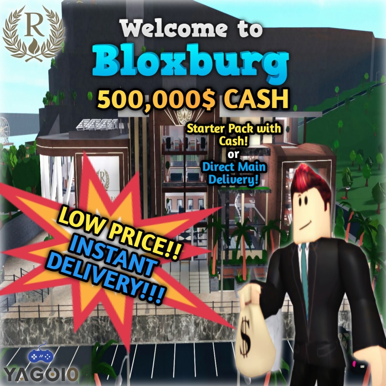💰Roblox Bloxburg 500K$ CASH – INSTANT DELIVERY💸⚡ [ READ DESCRIPTION ]✅