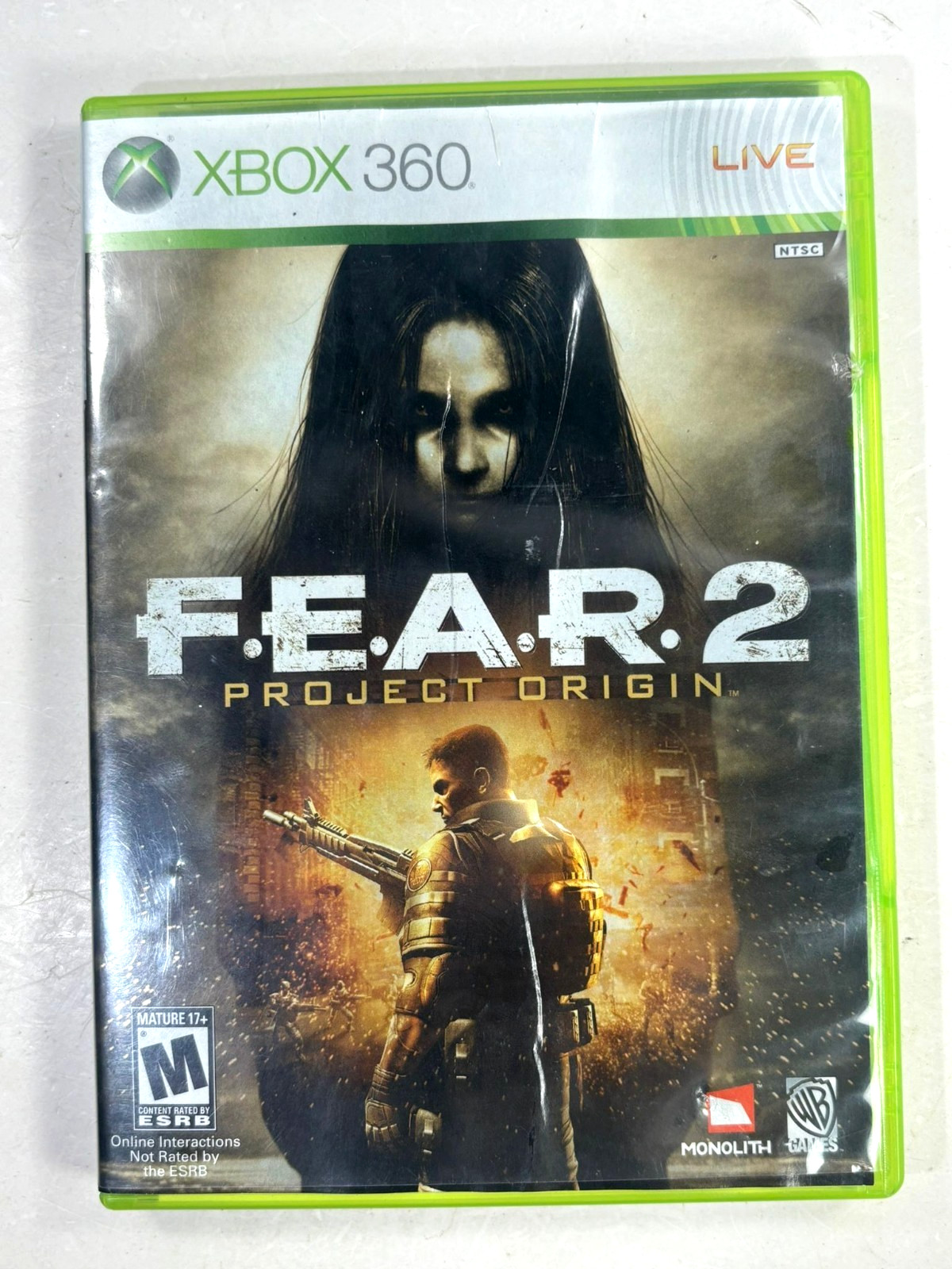 F.E.A.R. 2: Project Origin (Microsoft Xbox 360, 2009) CIB