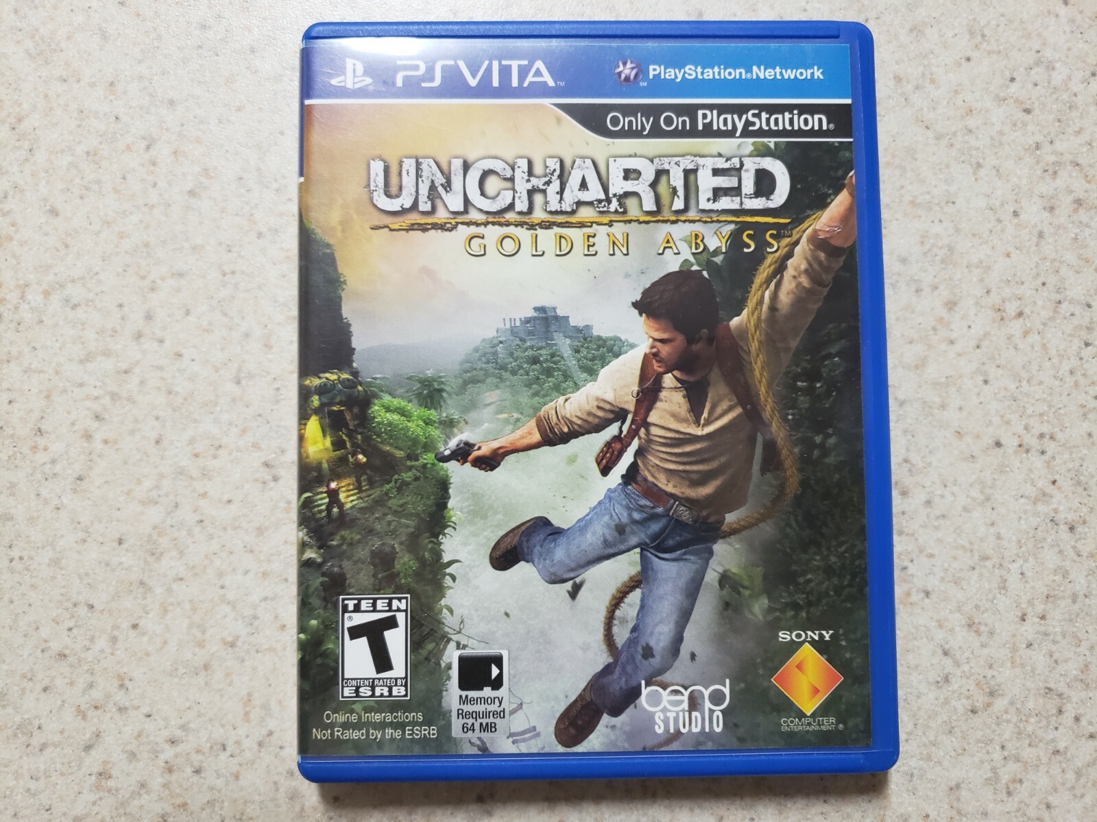 Uncharted: Golden Abyss (PS Vita, 2012) Complete in Box