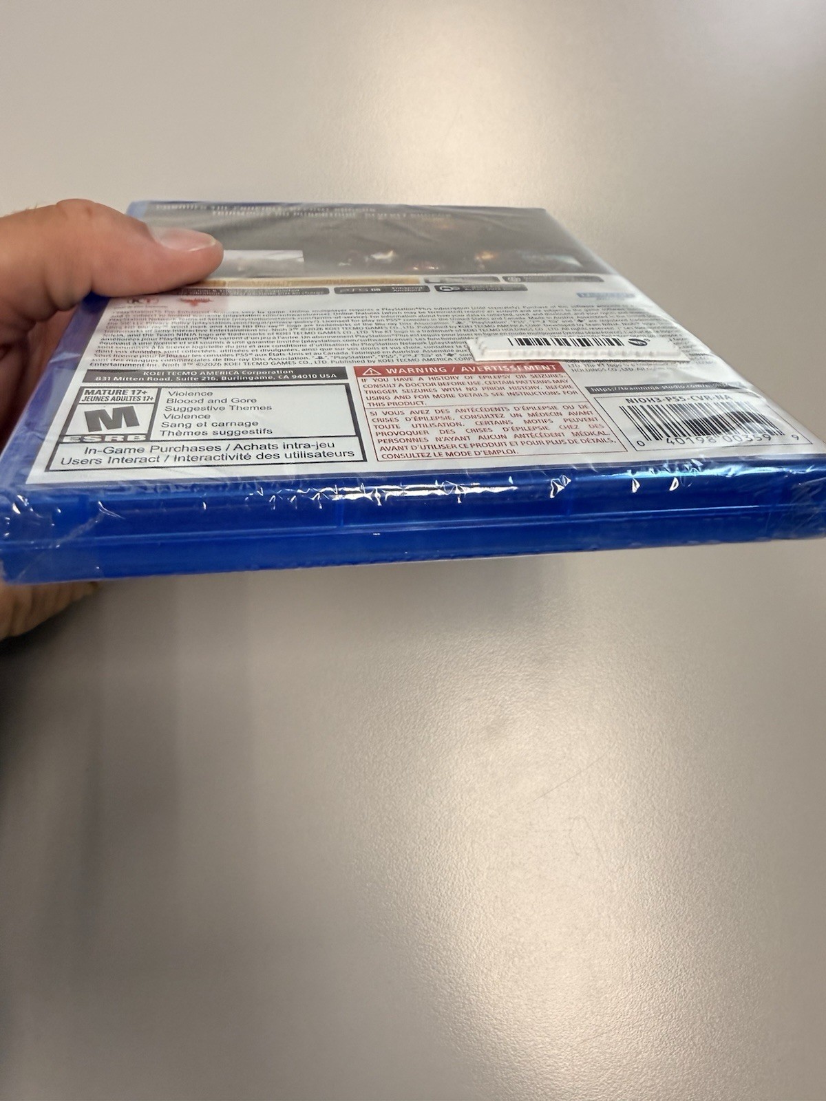Nioh 3 – Sony PlayStation 5 Brand New