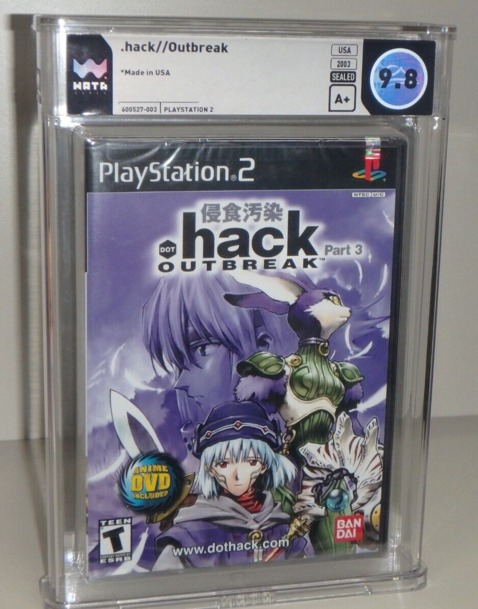 Playstation 2 PS2 Game – Dot .hack Outbreak Part 3 – Sealed Graded WATA 9.8 A+