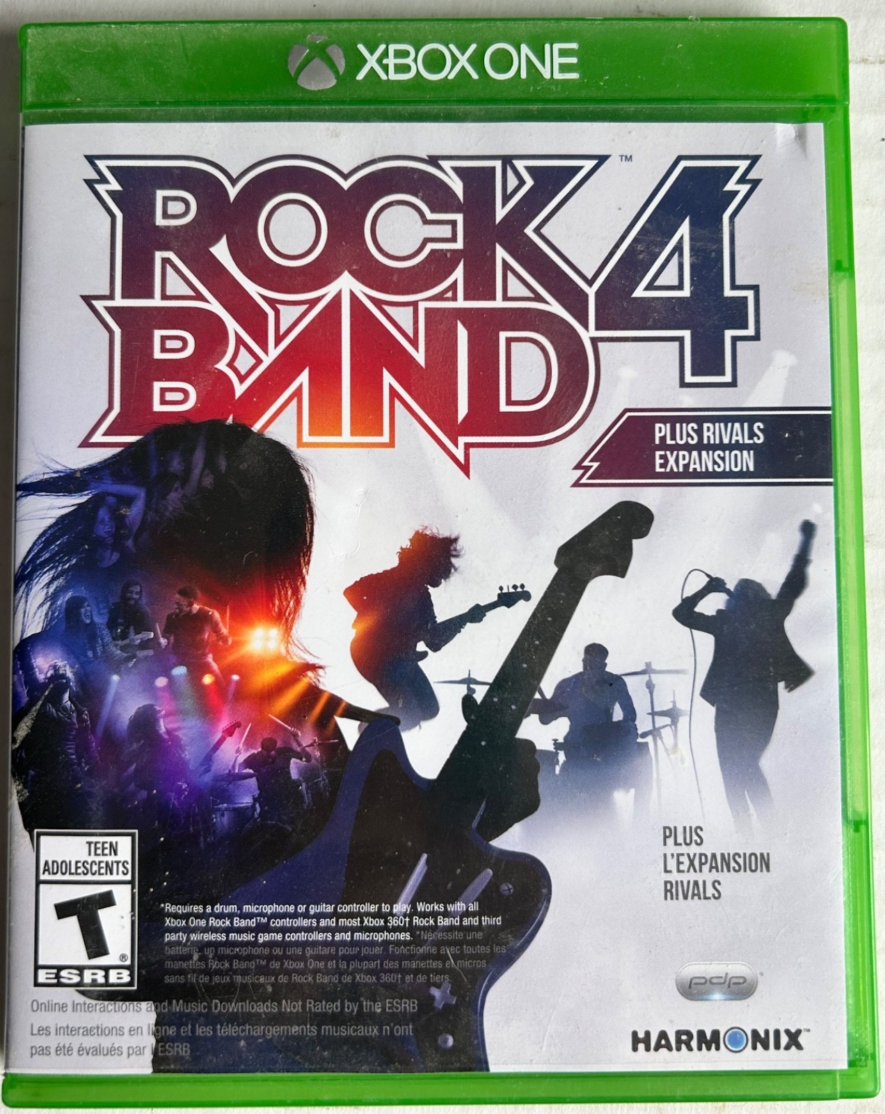 Rock Band 4 Plus Rivals Expansion Xbox One (No Code) with insert XBOX