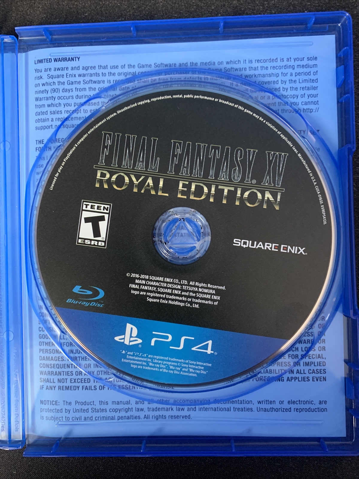 Final Fantasy XV: Royal Edition (Sony PlayStation 4, 2018)