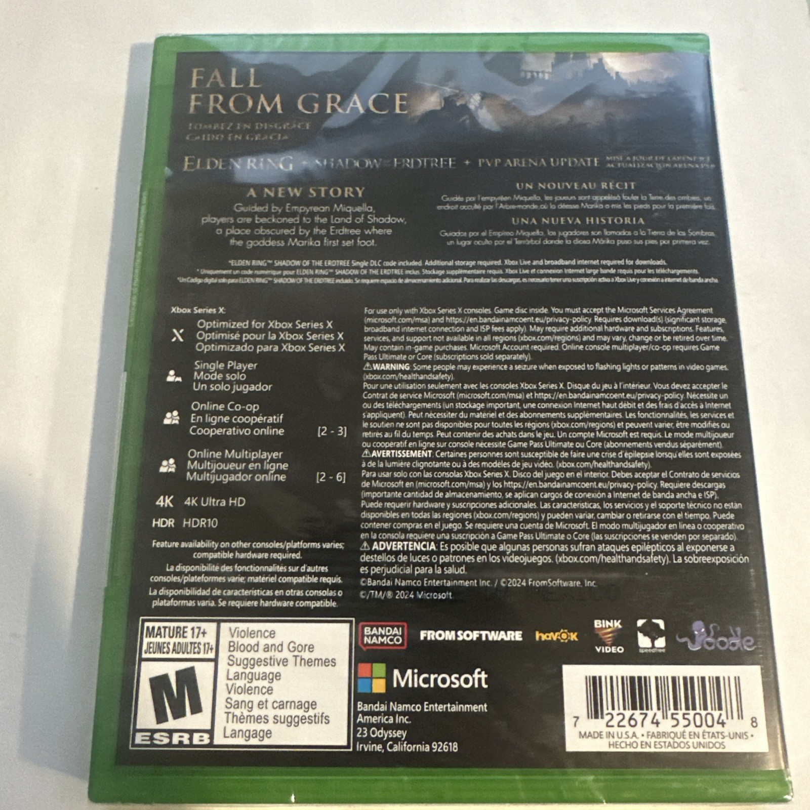 Elden Ring Shadow of the Erdtree Edition – Microsoft Xbox Series X|S Brand New