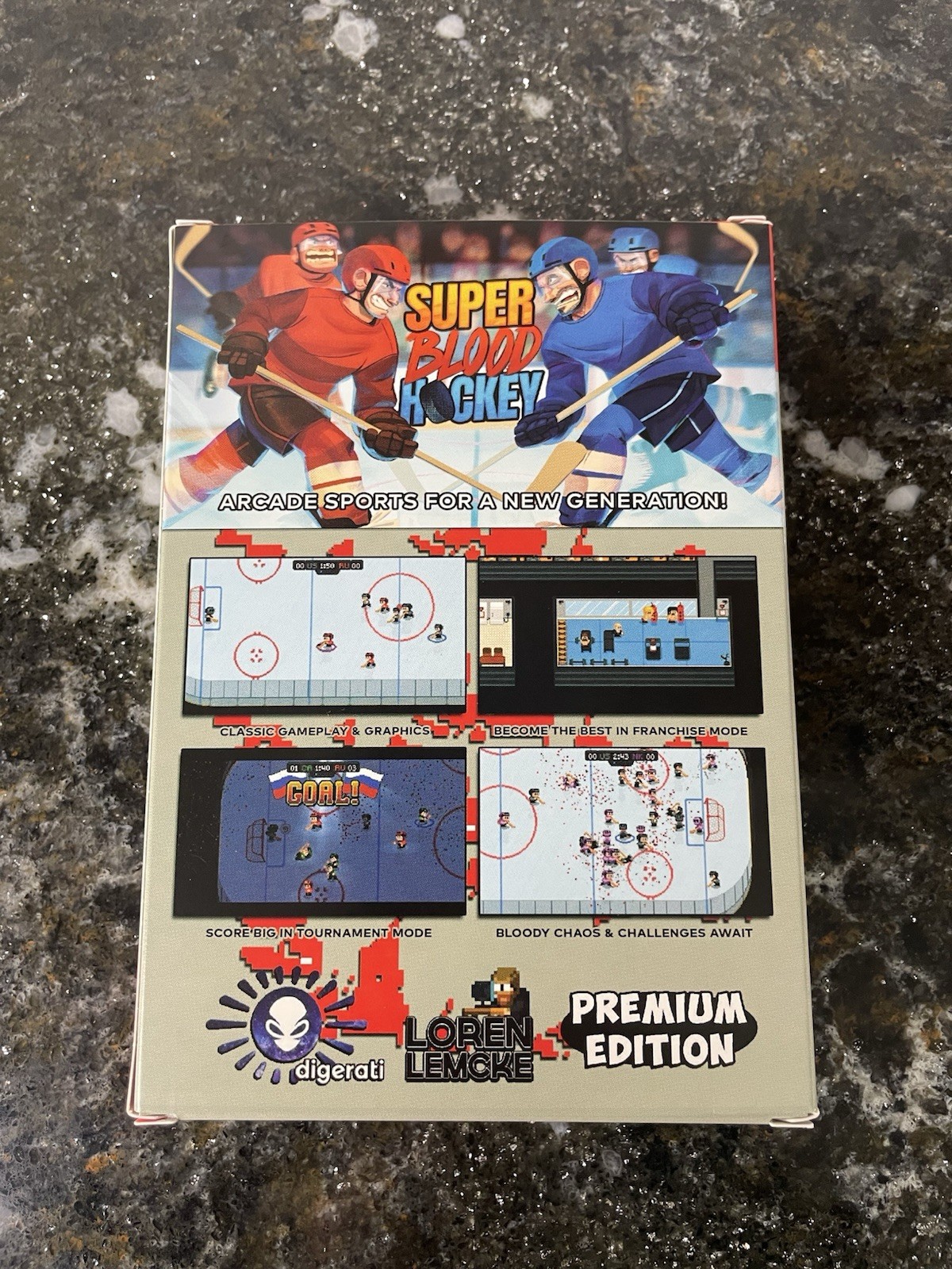 Super Blood Hockey – Nintendo Switch – Premium Edition #1 RARE!!