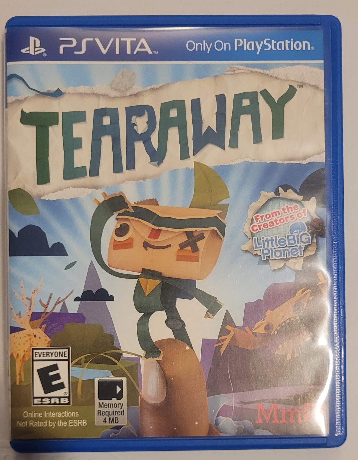 TEARAWAY SONY PLAYSTATION VITA 2013 PSP Video Game