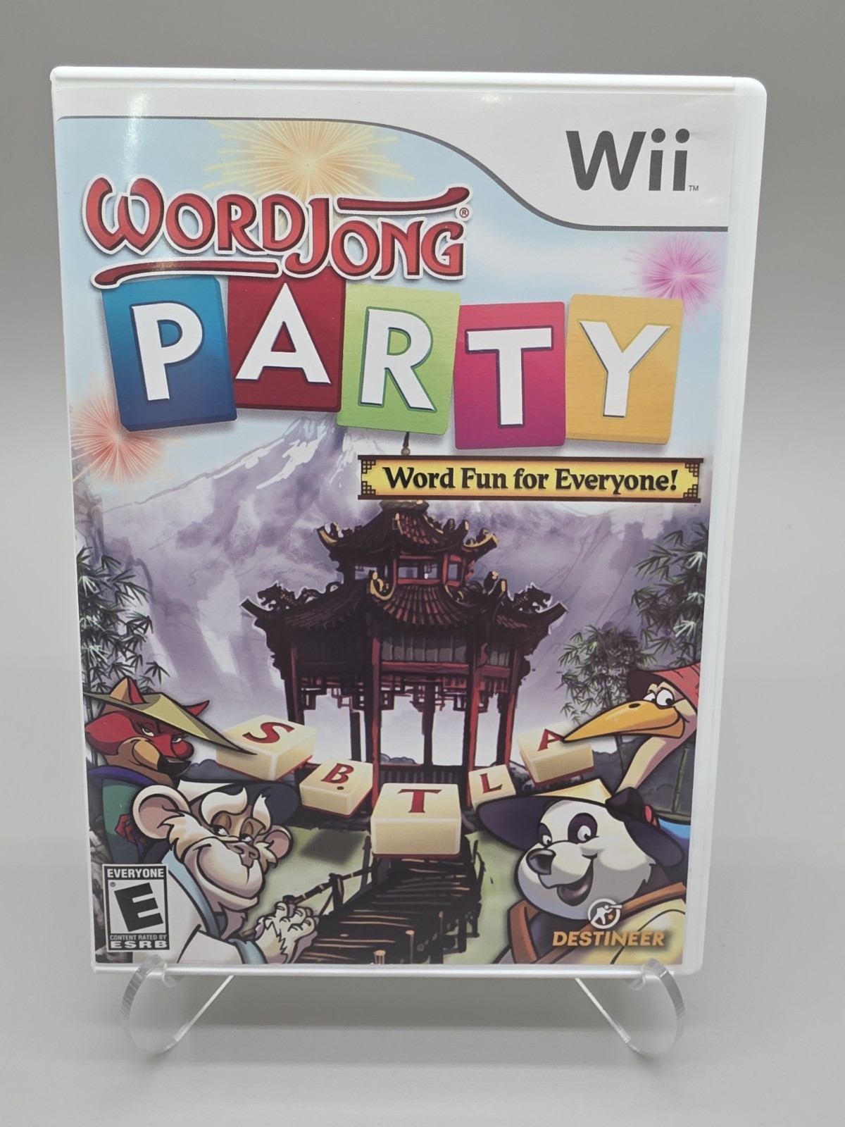 Word Jong Party Nintendo Wii – Complete In Box