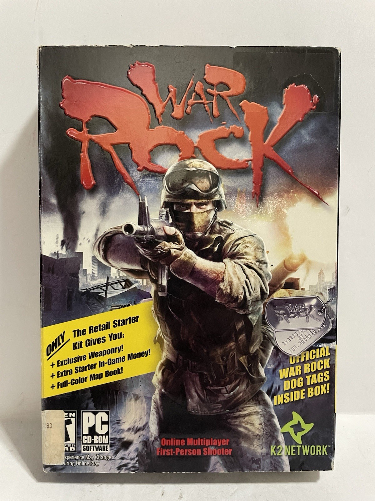 War Rock: Retail Starter Kit (PC 2007) Vintage Big Box PC Game Complete Tested