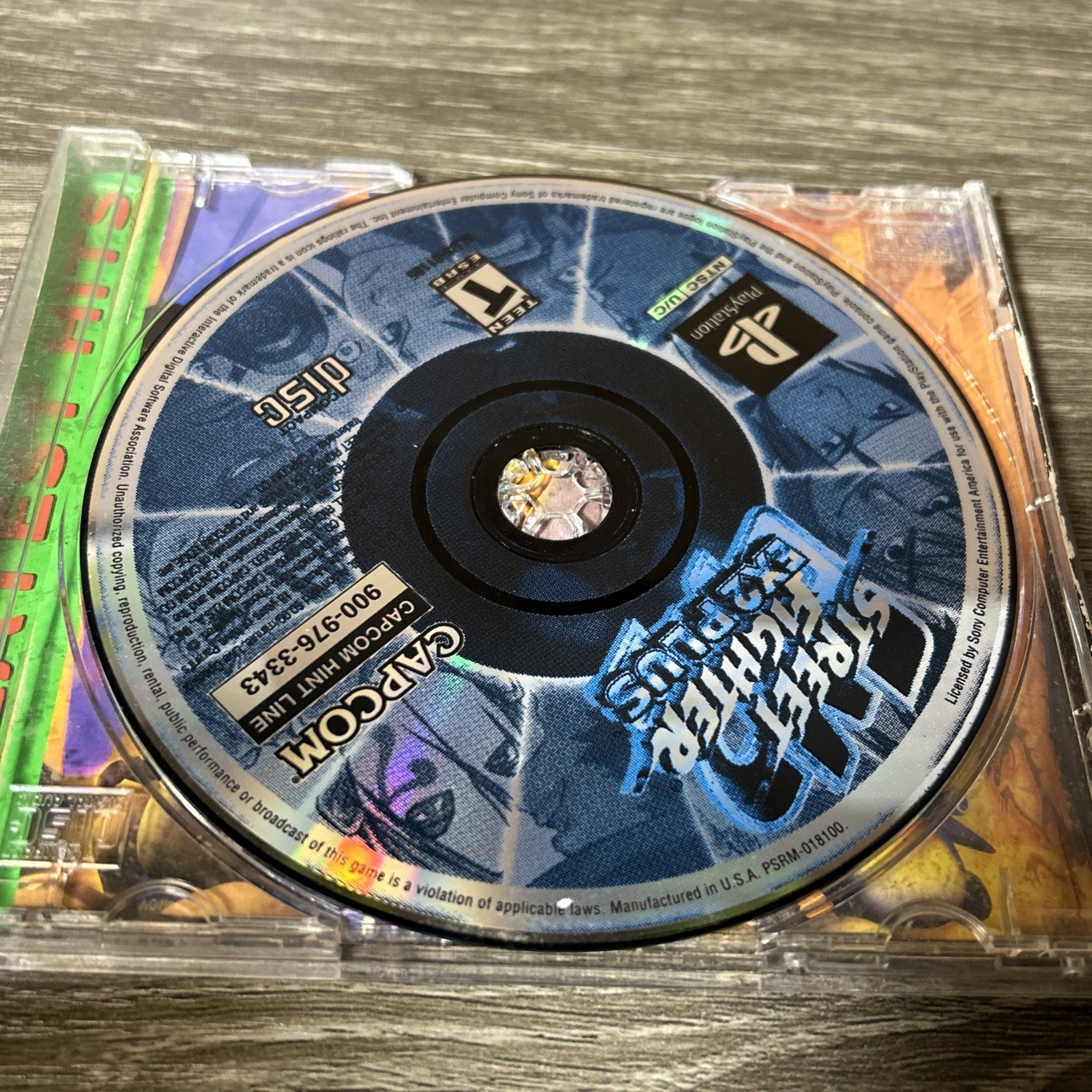 Street Fighter EX2 Plus (Sony PlayStation 1, 2000) Disc only untested as is