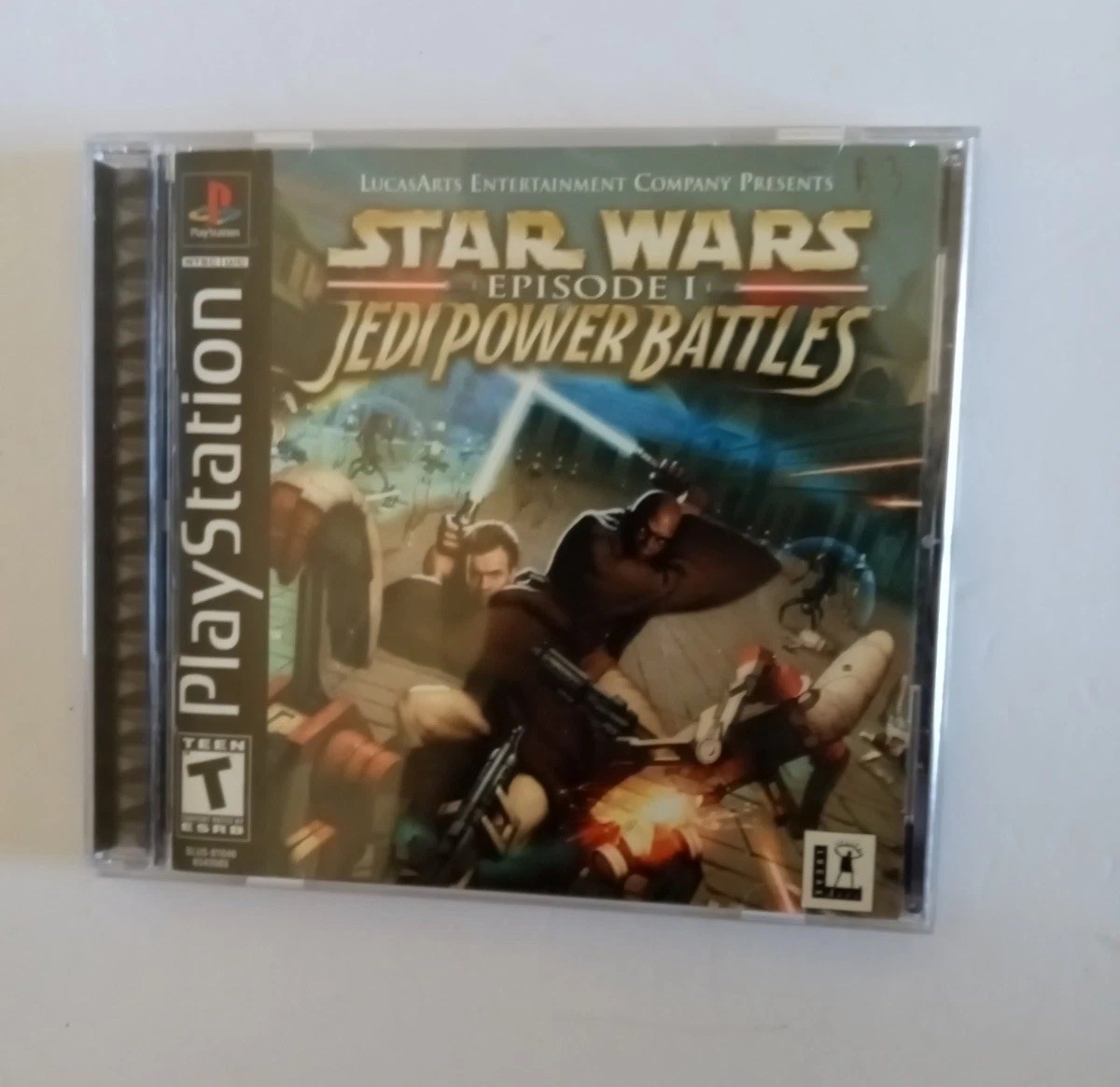 Star Wars Episode I Jedi Power Battles Sony PlayStation 1 PS1 Manual Multiplayer