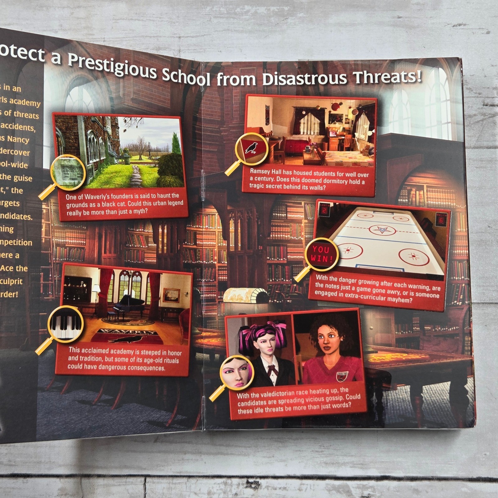 Her Interactive PC Game Nancy Drew Warnings at Waverly Academy Mystery #21 New