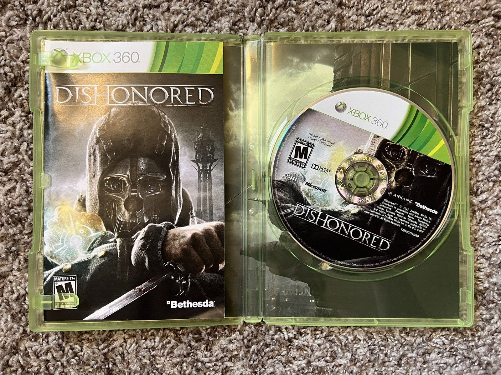 Dishonored Xbox 360 Game, 2012 Complete Edition – Good Condition, Fast Ship