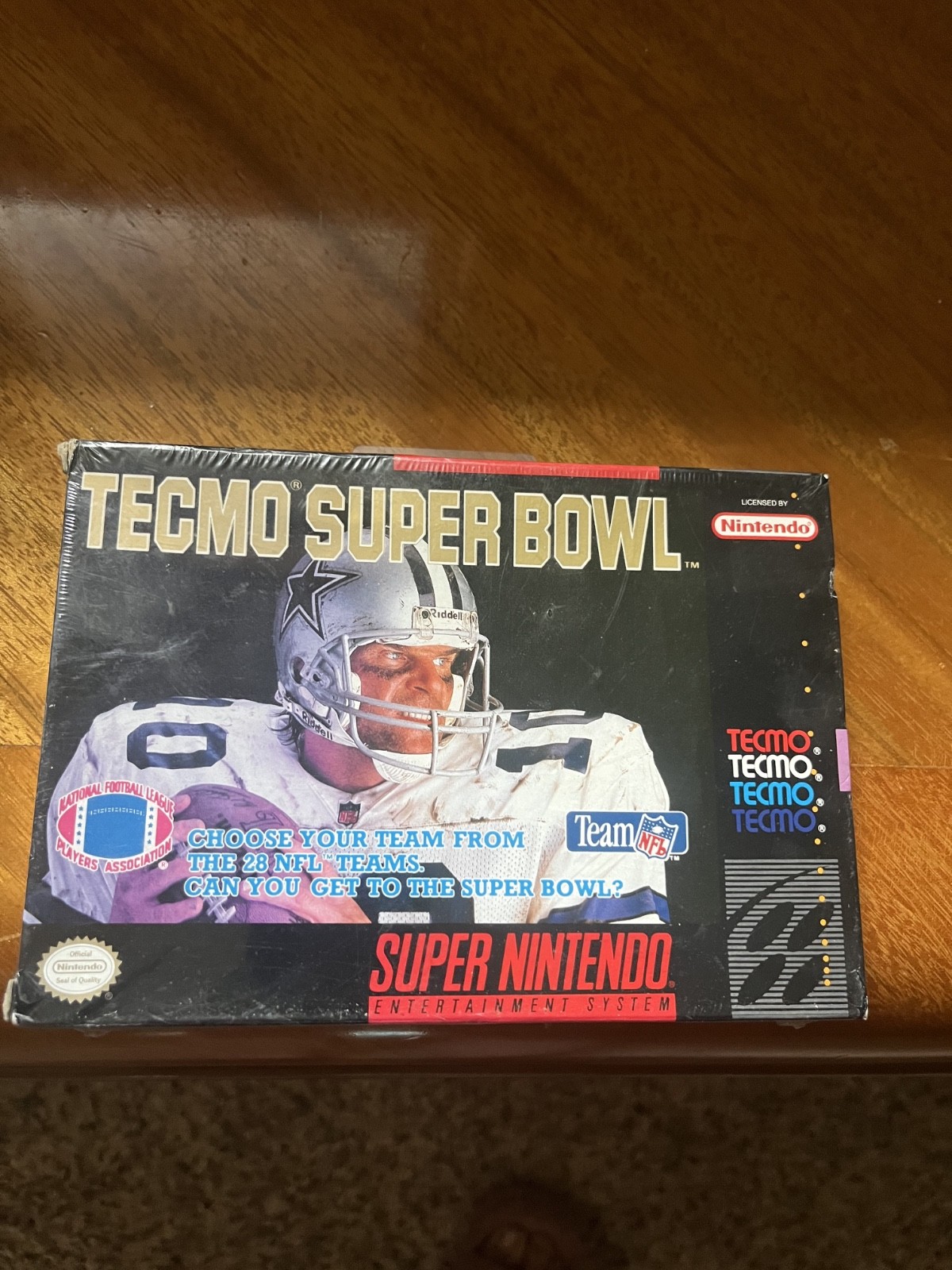 Sealed Tecmo Super Bowl – Super Nintendo SNES – Factory Sealed – Nintendo