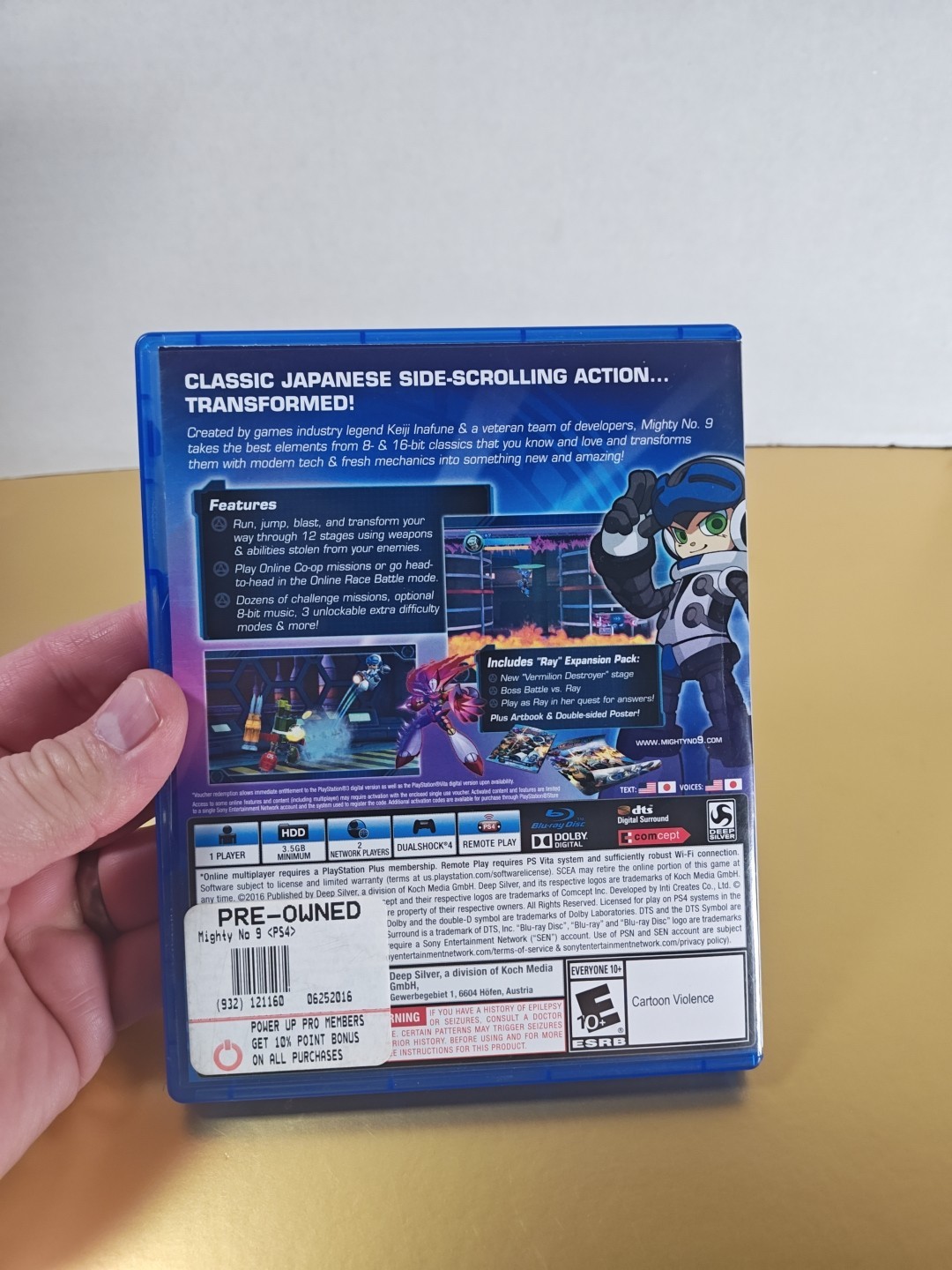 Deep Silver Mighty No. 9 PS4 Action Platformer Manual Included