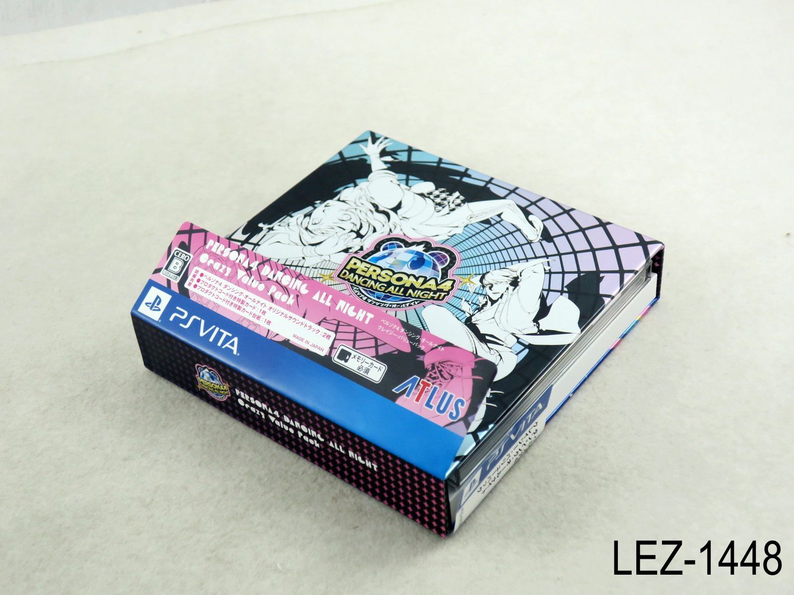Persona 4 Dancing All Night Crazy Value Pack Limited Edition Vita Japan Import J