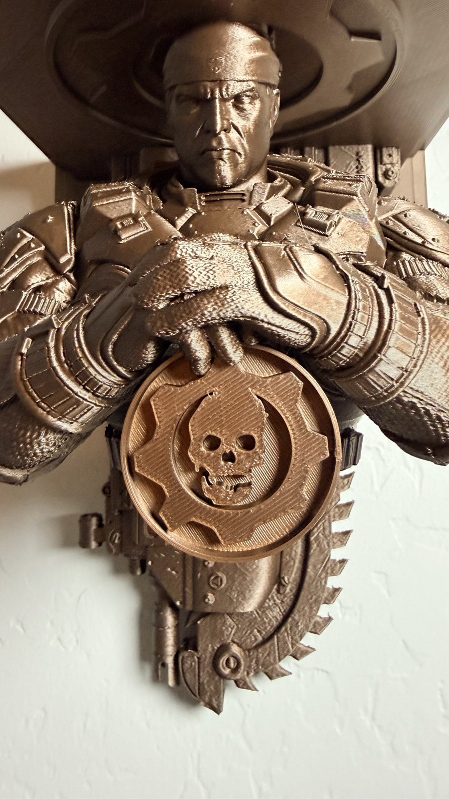 GOW Gears Of War Marcus Fénix Like 7×7 Top Wall Shelf Collectible New