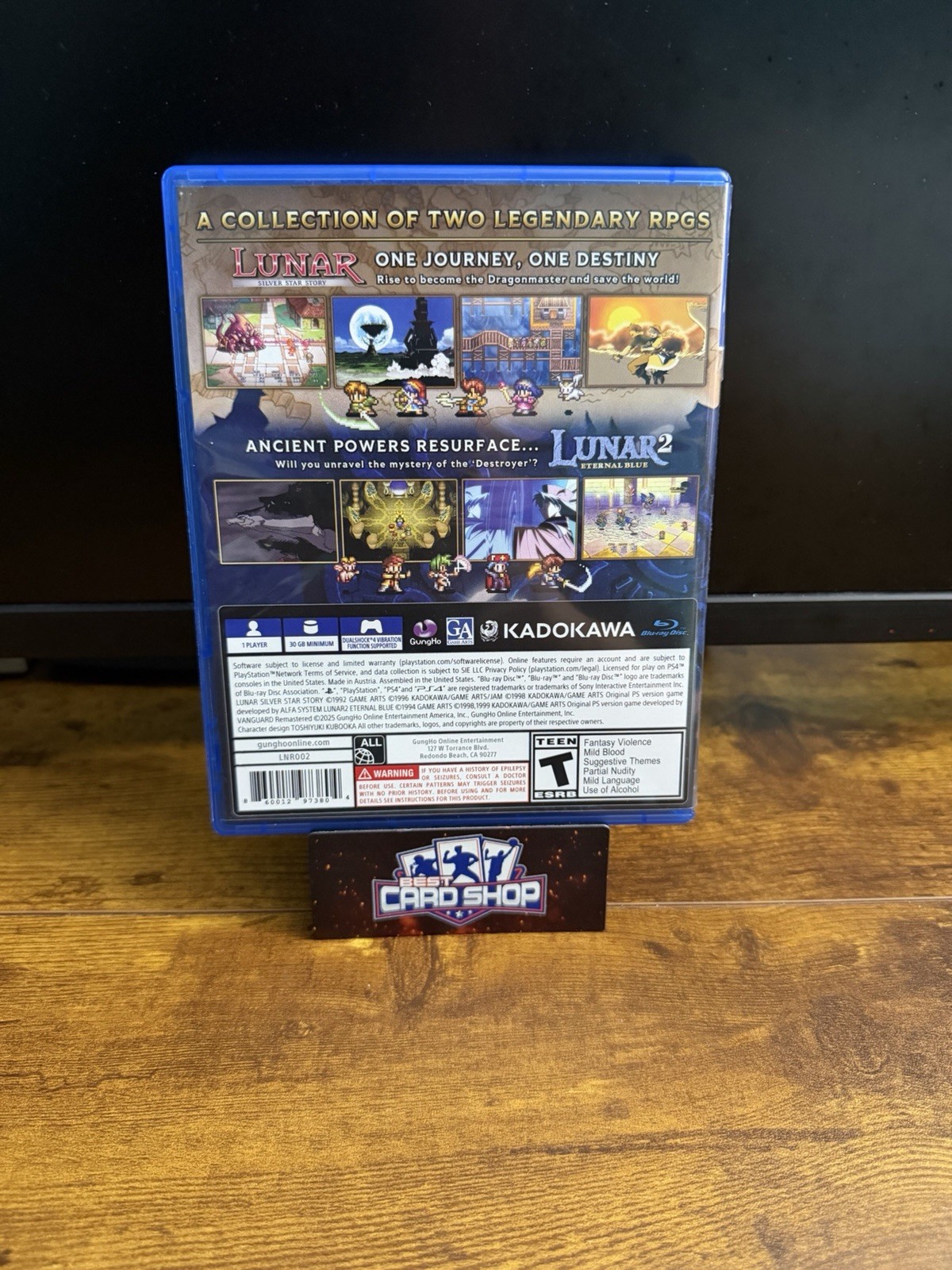 Lunar Remastered Collection PlayStation 4 US Version