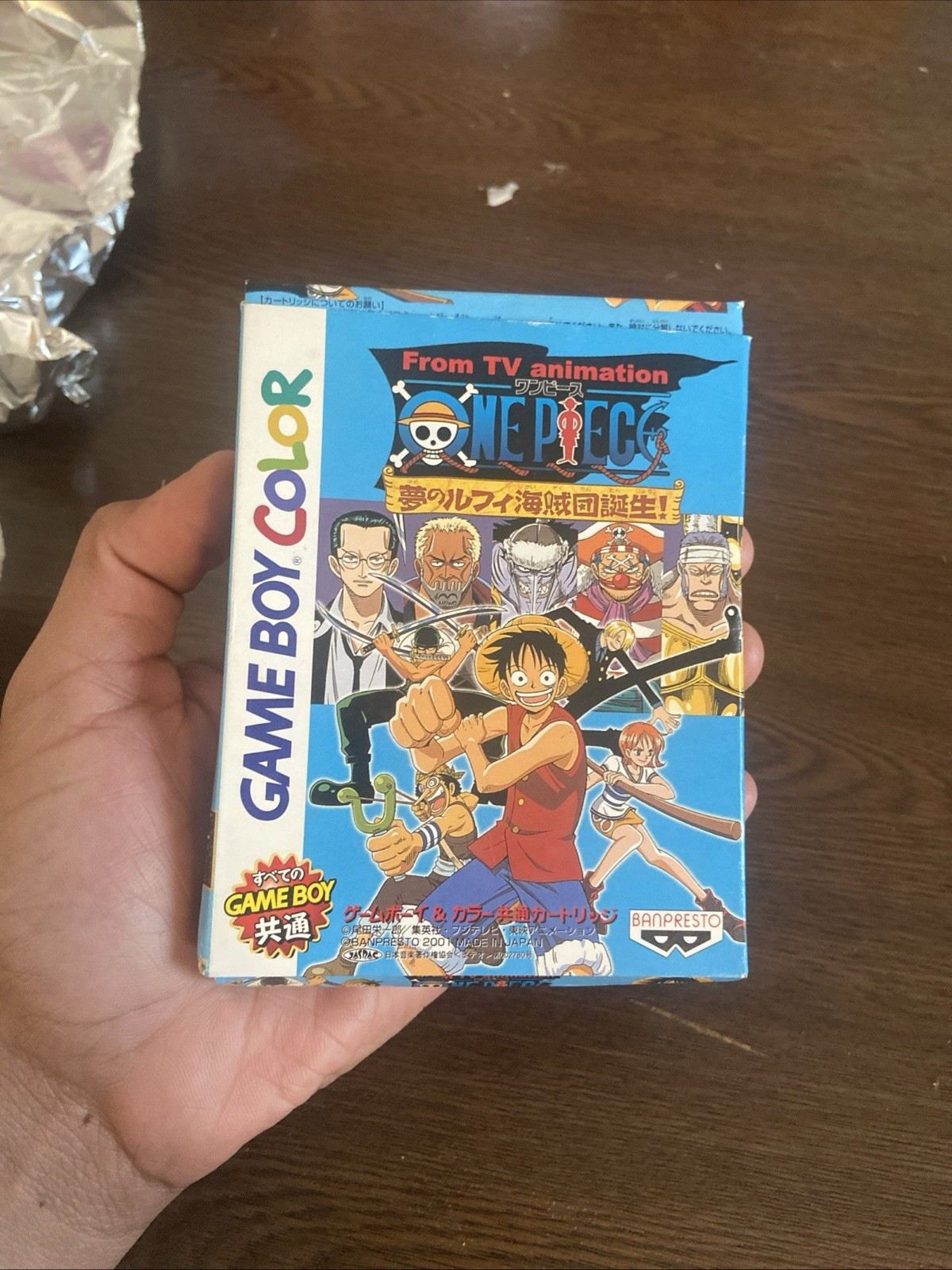 One Piece: The birth of the dream Luffy Pirates! For Game Boy Color 2000-CIB
