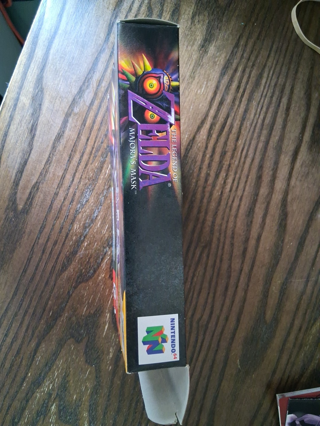 The Legend of Zelda Majora’ s Mask N64 Collector’s Edition CIB Gold Holo Cart