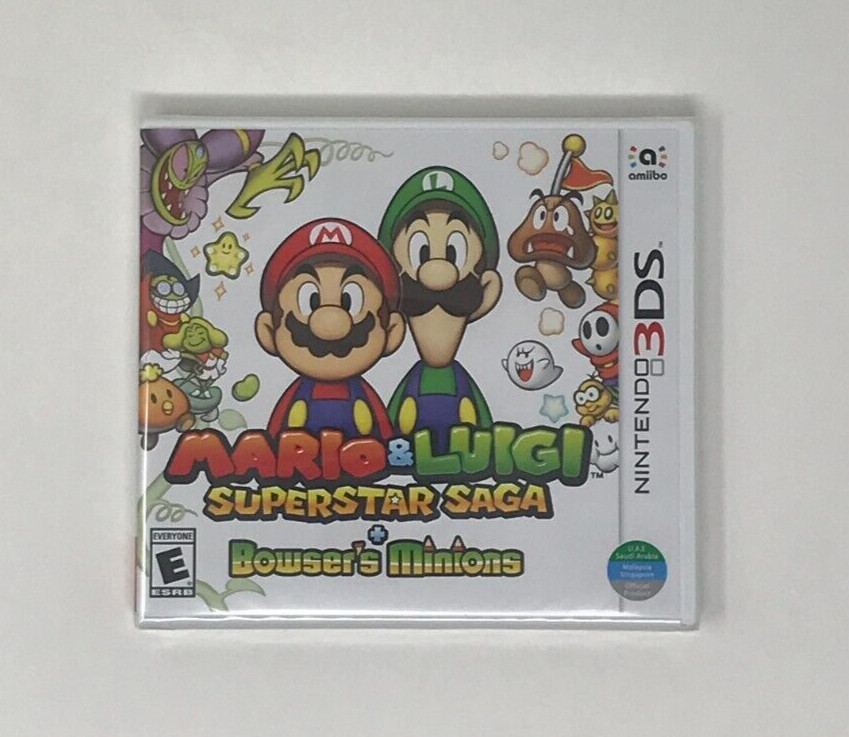 Mario & Luigi Superstar Saga + Bowser’s Minions Nintendo 3DS Brand New!