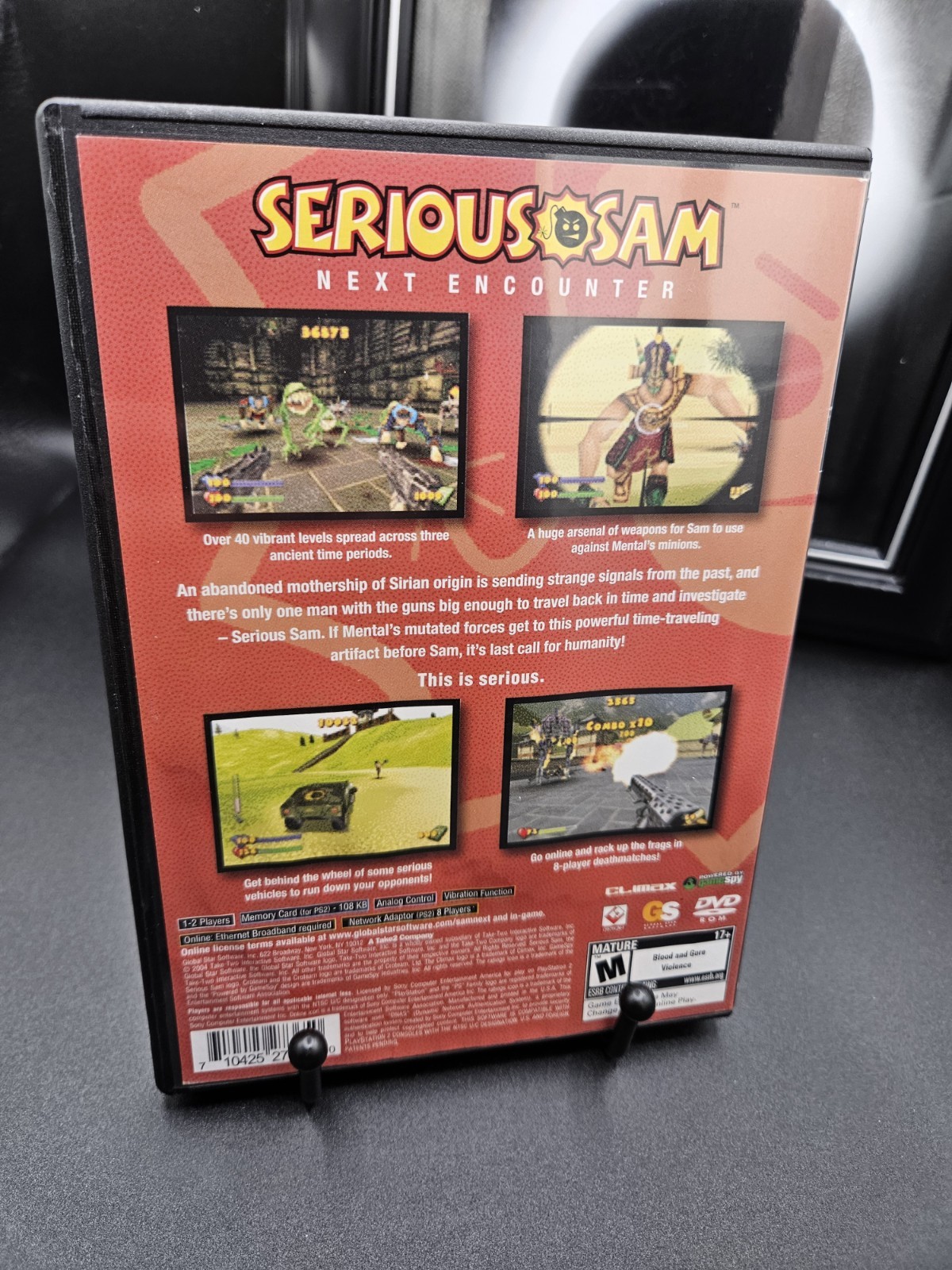 Serious Sam: The Next Encounter / PlayStation 2 PS2 / CIB W Reg Card / Read