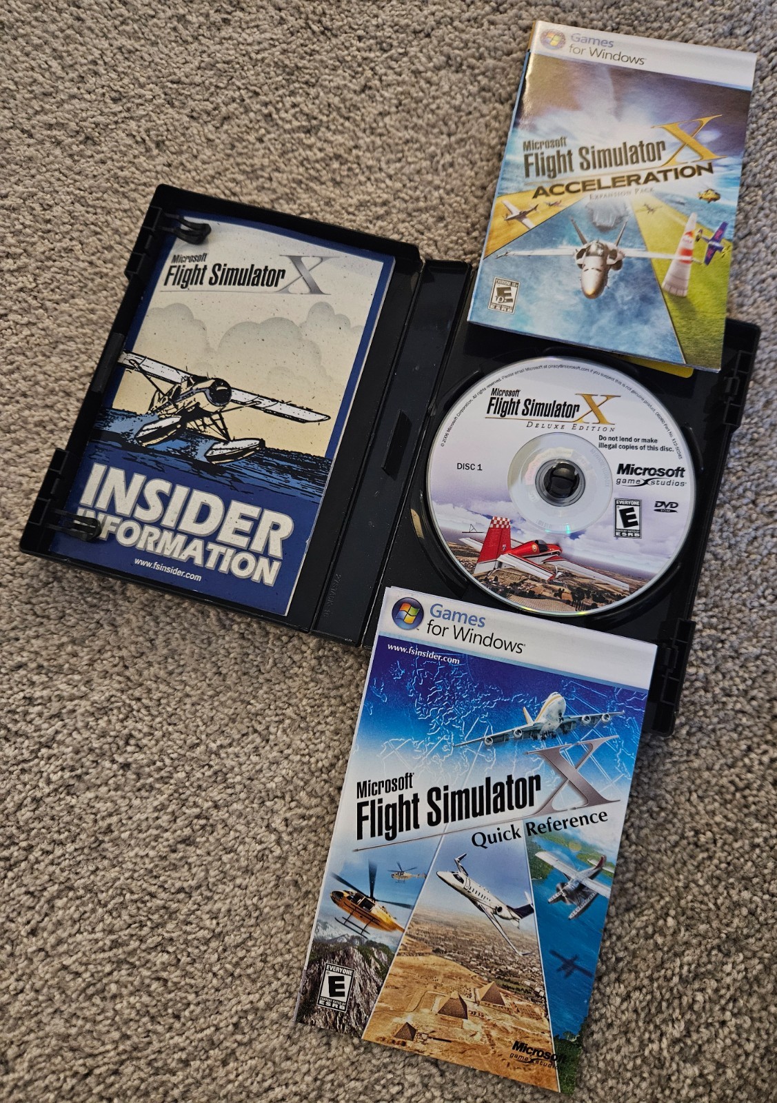 Microsoft Flight Simulator X Gold Edition PC Windows w/Acceleration Expansion