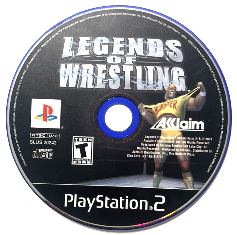 Legends of Wrestling Wrestling Martial Arts PS2 PlayStation 2