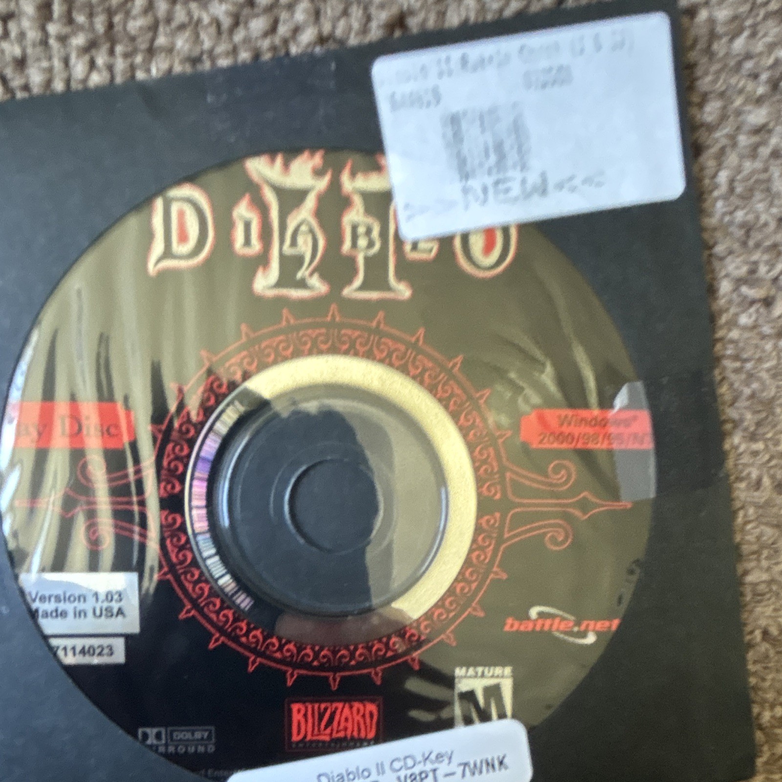 Blizzard Diablo Battle Chest PC w/ Diablo II LoD Expansion + Strategy Guide