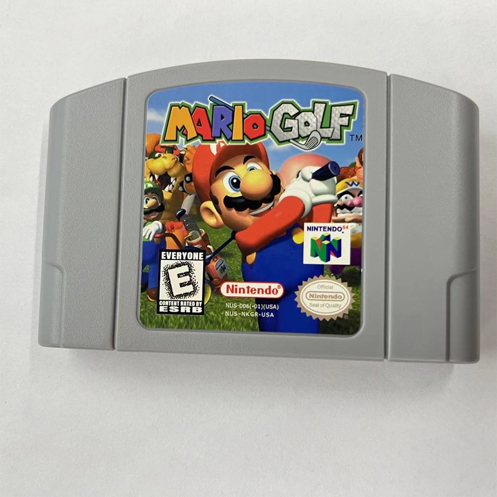 Mario Golf 64 Games For Nintendo N64 US Version Free-USA Shipping