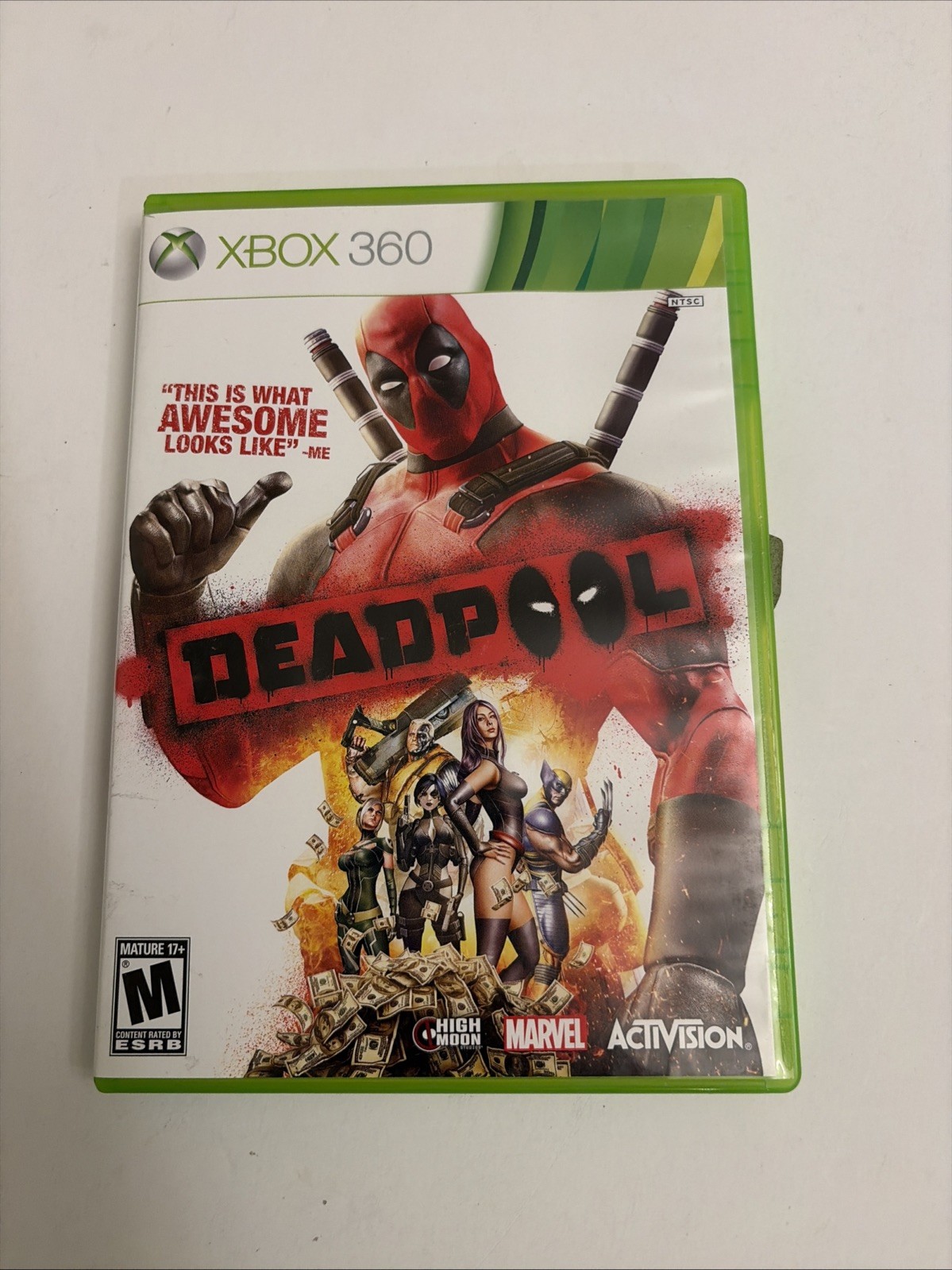 Deadpool (M) – Microsoft Xbox 360 Xbox 360 Video Games Hero Game Marvel RARE