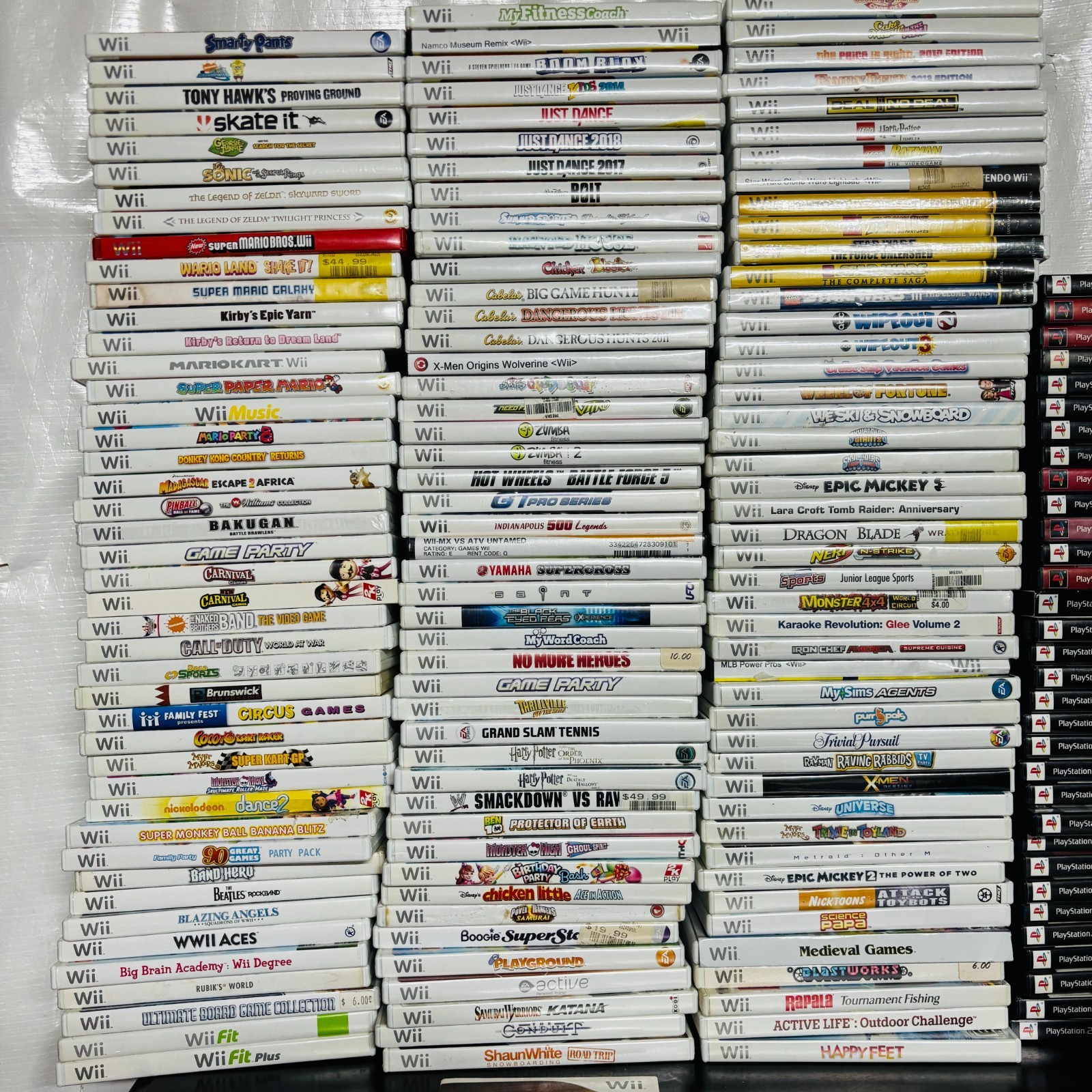 U PICK – Nintendo Wii Games – Kirby Mario Kart Party Sonic Zelda Donkey Kong +