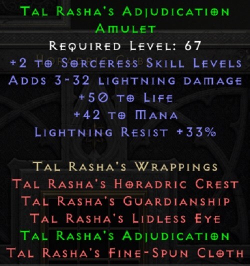 D2R LADDER S7 Softcore 💥 Tal Rasha’s Amulet Tal Ammy 💥 Diablo 2 Resurrected PC