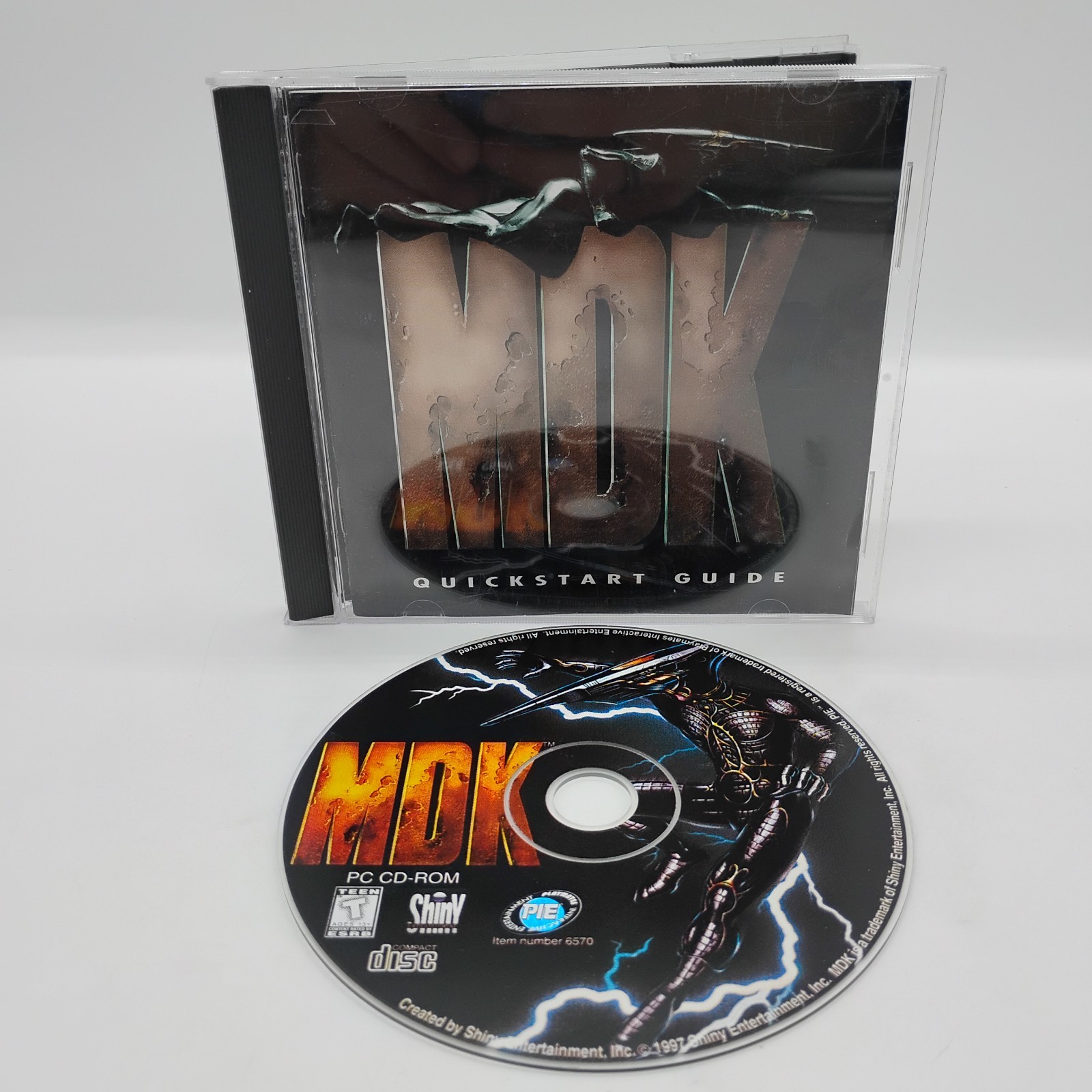 MDK (Windows PC, 1997) CD-ROM Game w/ QUICKSTART Guide, TESTED, Fast Free Ship