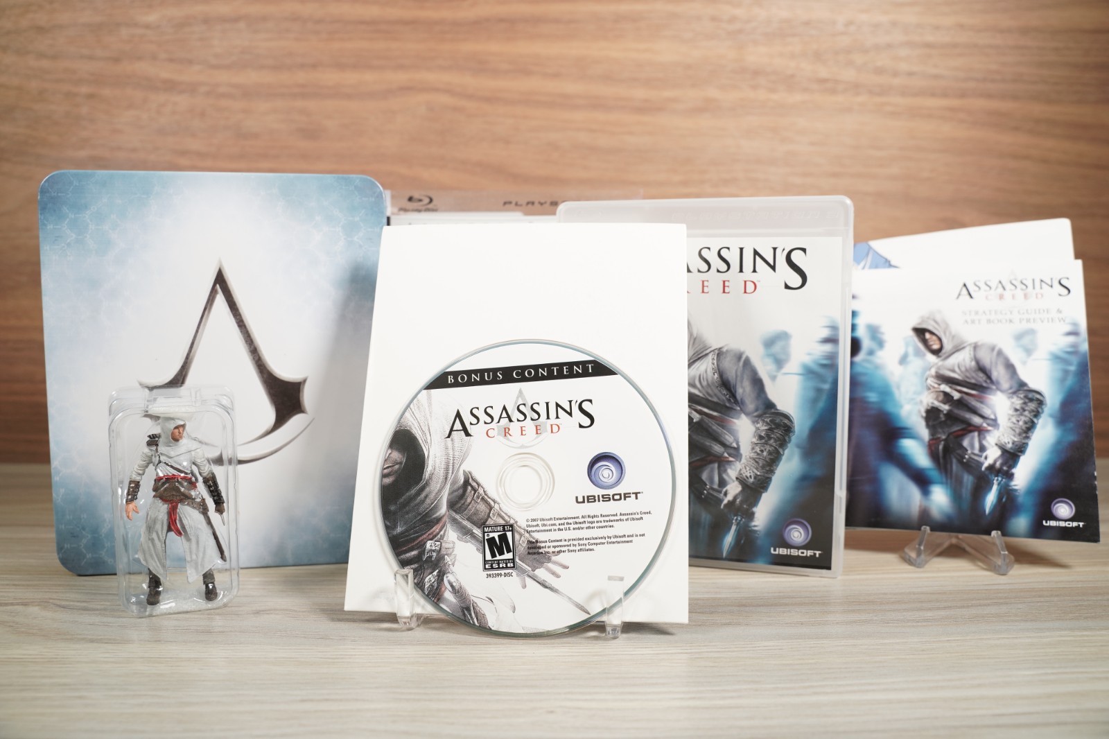 Assassin’s Creed Limited Edition PS3 FIGURE SLIPCOVER TIN 100% complete CIB
