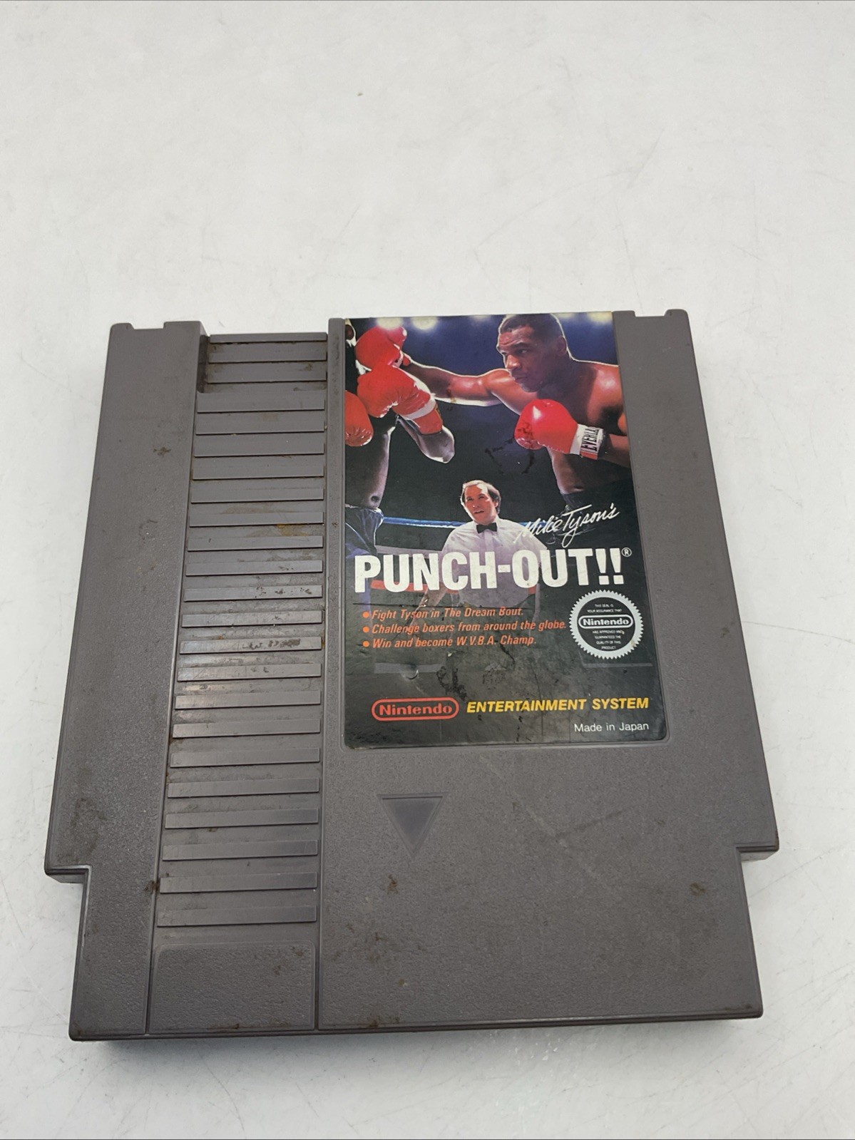 Mike Tyson’s Punch-Out Nintendo NES 1987 White Bullets TESTED