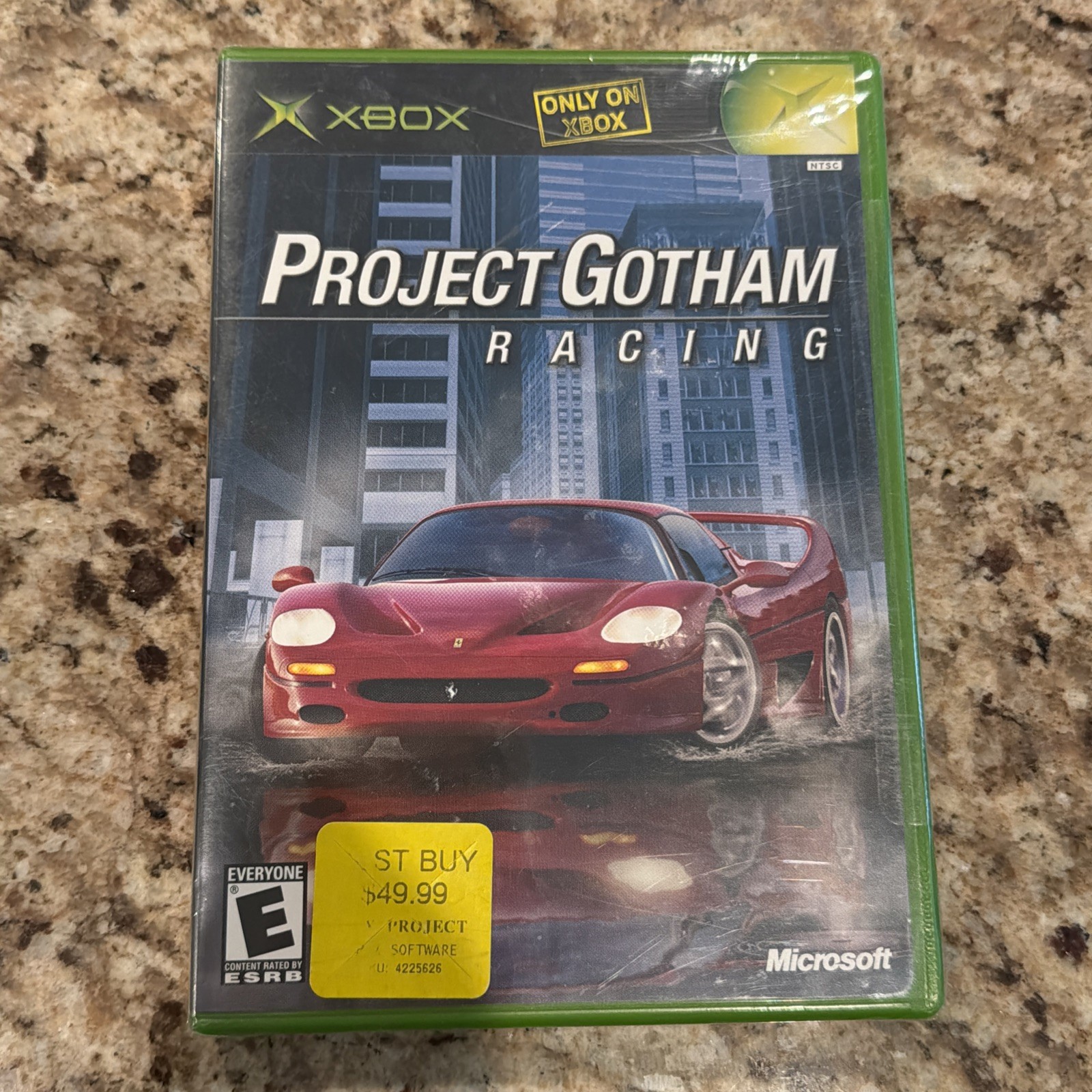 Microsoft Xbox Project Gotham Racing Brand New Factory Sealed Black Label