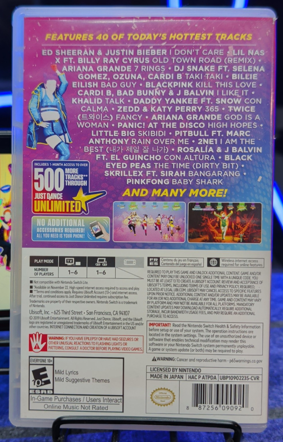 Just Dance 2020 (Nintendo Switch) Ubisoft NTSC-U/C E10+ Music & Dance 2020