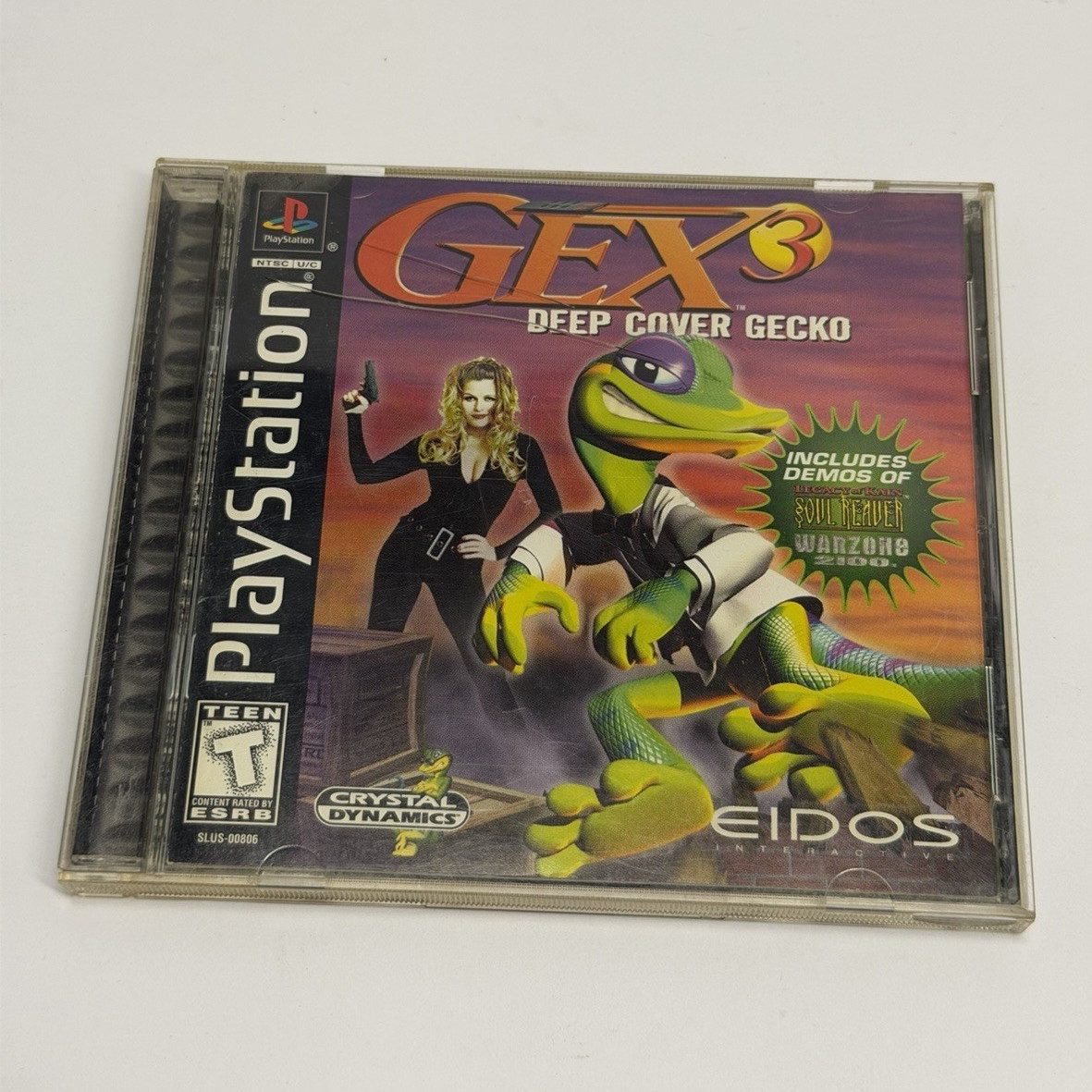 Eidos Interactive Gex 3: Deep Cover Gecko PS1 NTSC-U/C T Demo Gex Series