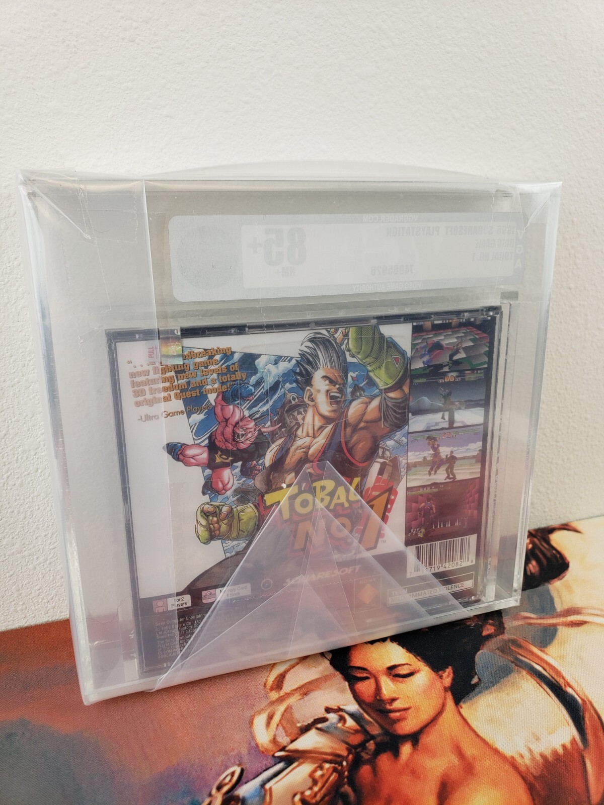Tobal No. 1 VGA 85+ 1st Print First Squaresoft (Sony PlayStation 1) ps1 Graded