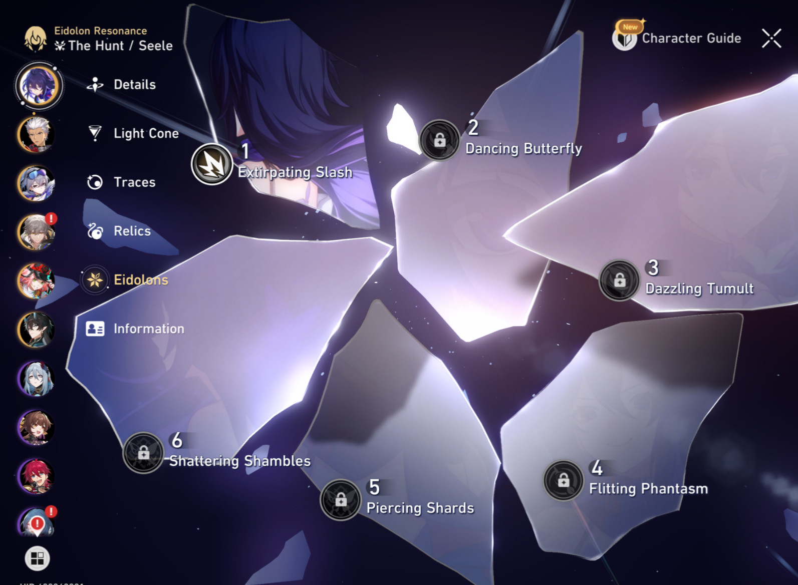 HSR NA E6 AVENTURINE + LC, 134 PULLS, MAX LEVEL ACCOUNT + E1 TOPAZ, AND MORE