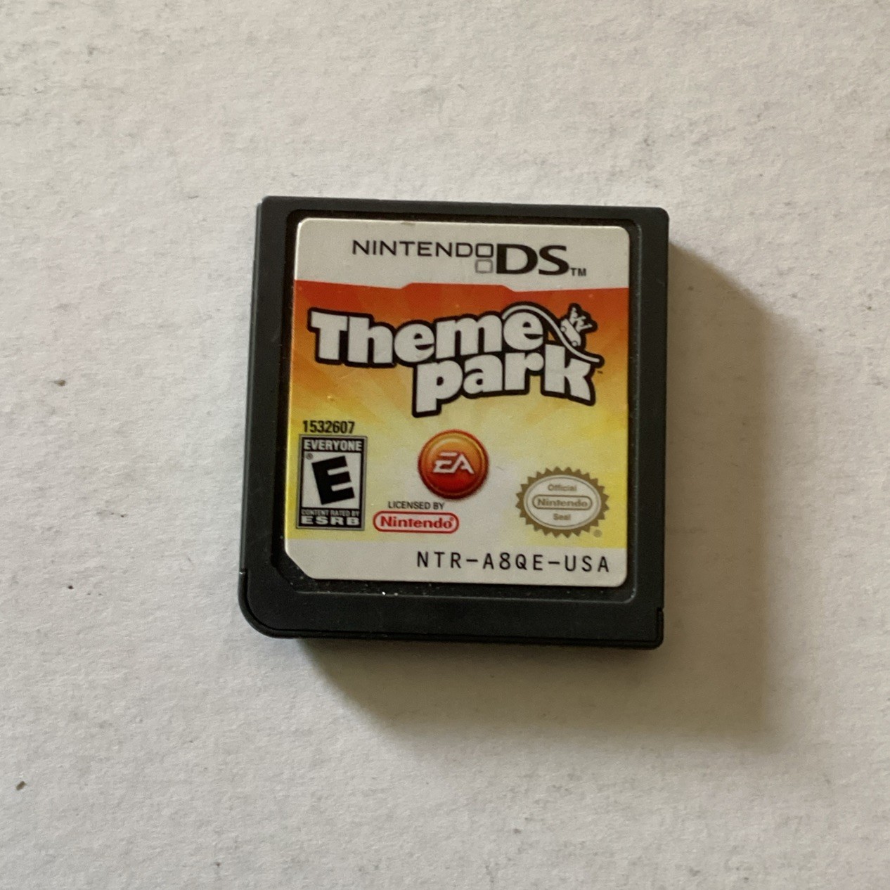 Theme Park – Nintendo DS Game – Game Cartridge Only Tested