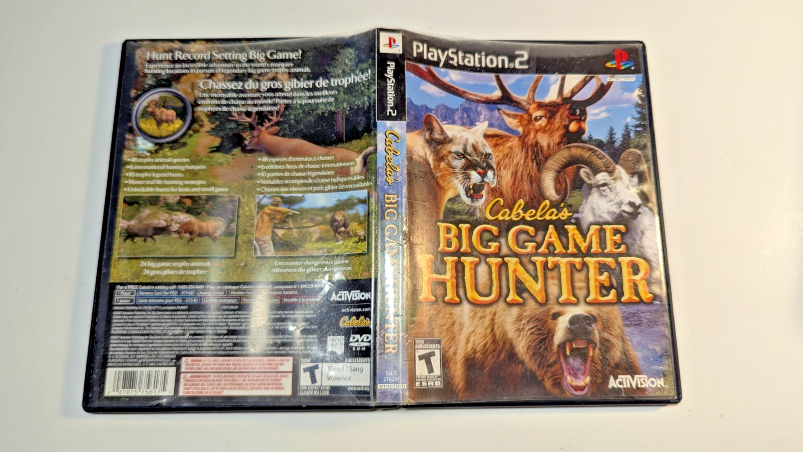 Cabela’s Hunting Game Bundle Lot Sony PlayStation 2 PS2 – Resurfaced Tested