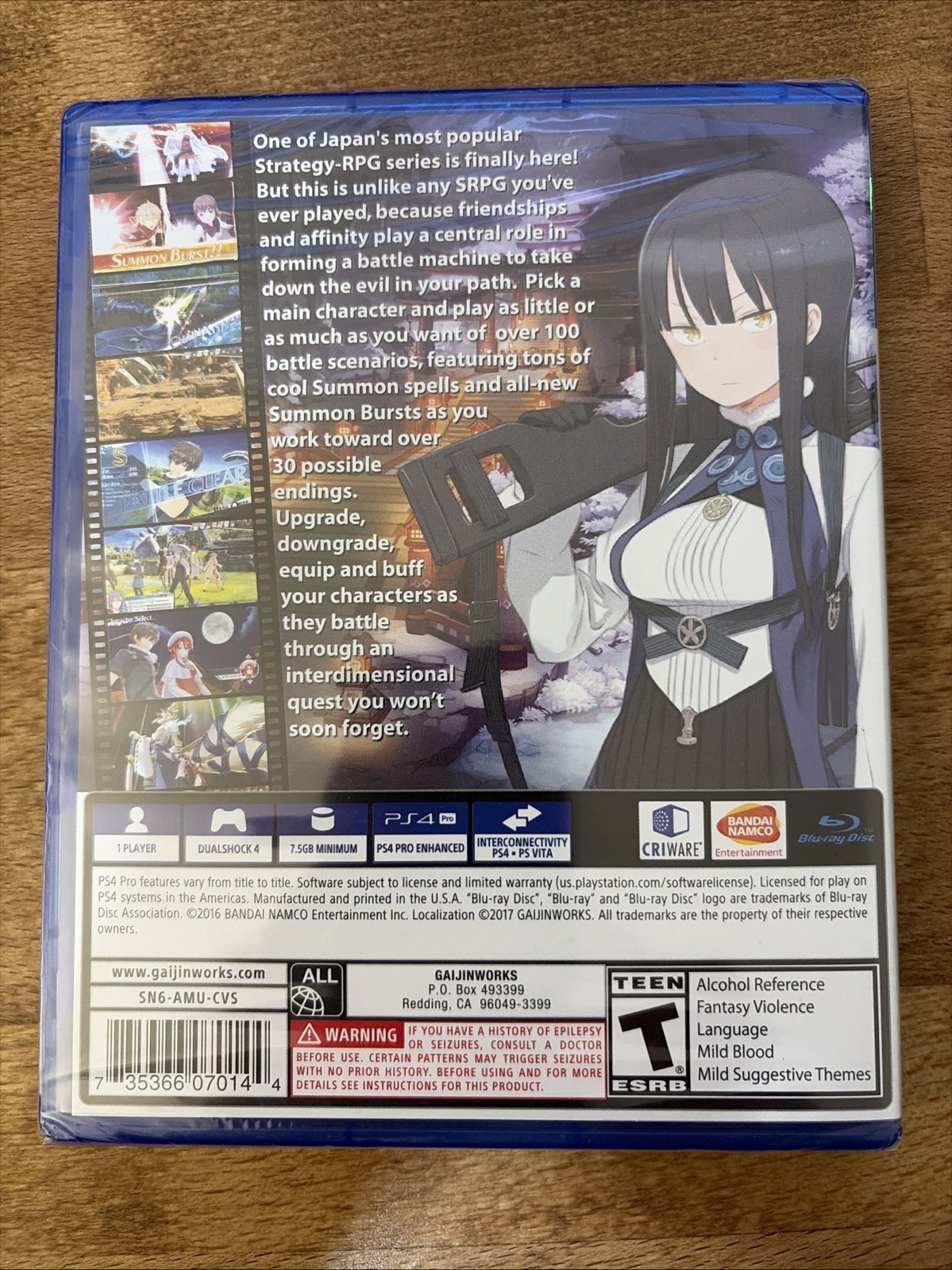 Summon Night 6: Lost Borders (Sony PlayStation 4, 2017) Brand New Sealed