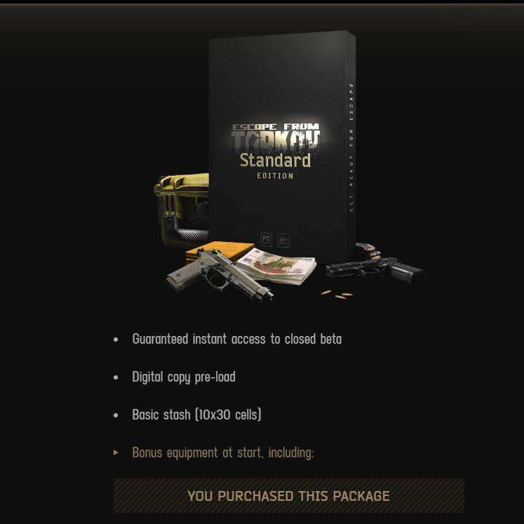Escape from Tarkov Standard Edition Account – Ready to Play – Digital Delivery
