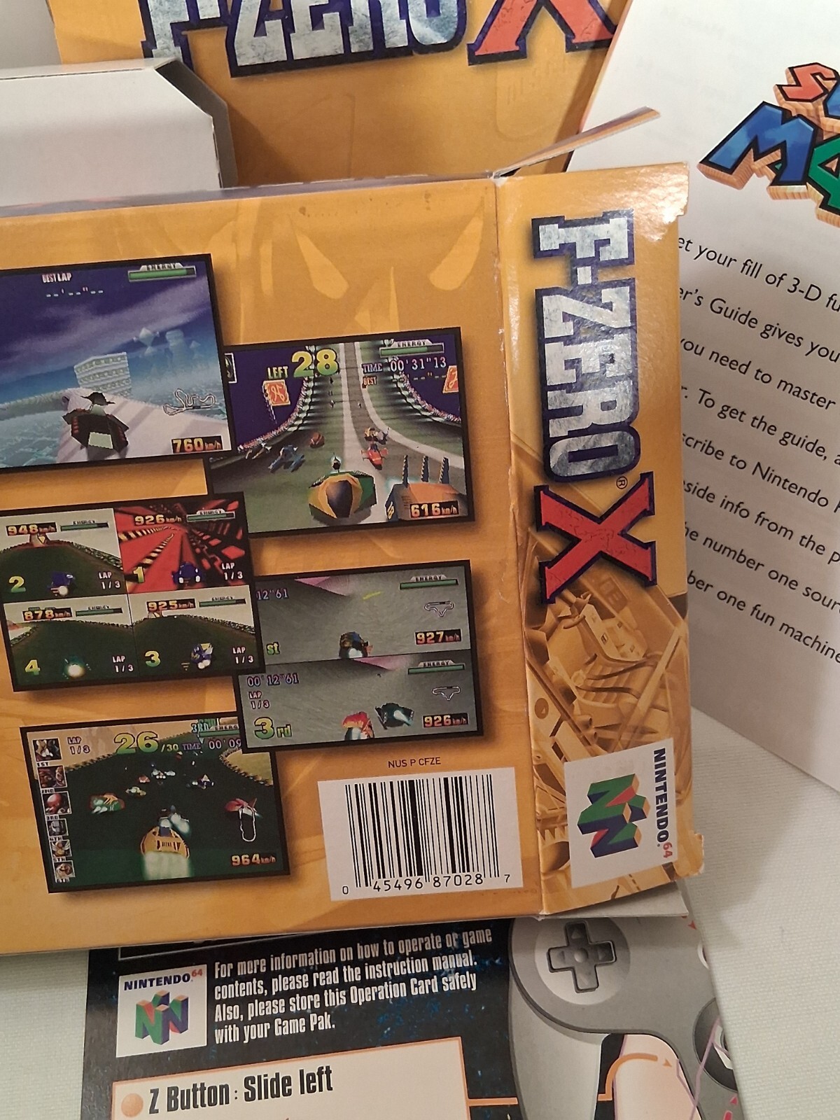 F-Zero X (Nintendo 64, 1998) slightly used